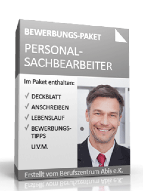 Bewerbungs-Paket Personalsachbearbeiter  Excel