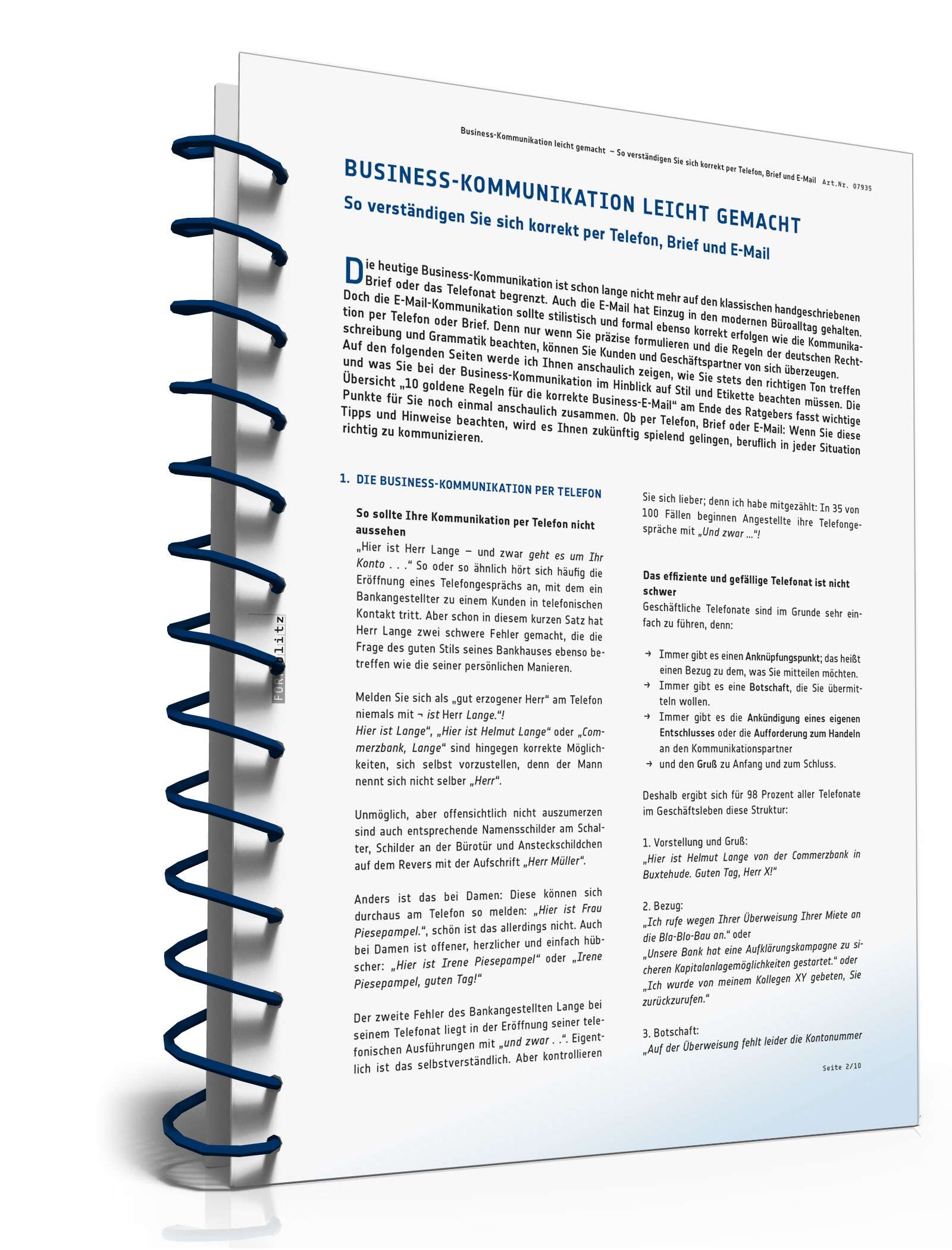 Ratgeber Business-Kommunikation PDF. Seite: 3