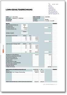 Lohn- & Gehaltsabrechnung 2018 mit Empfangsbestätigung Excel