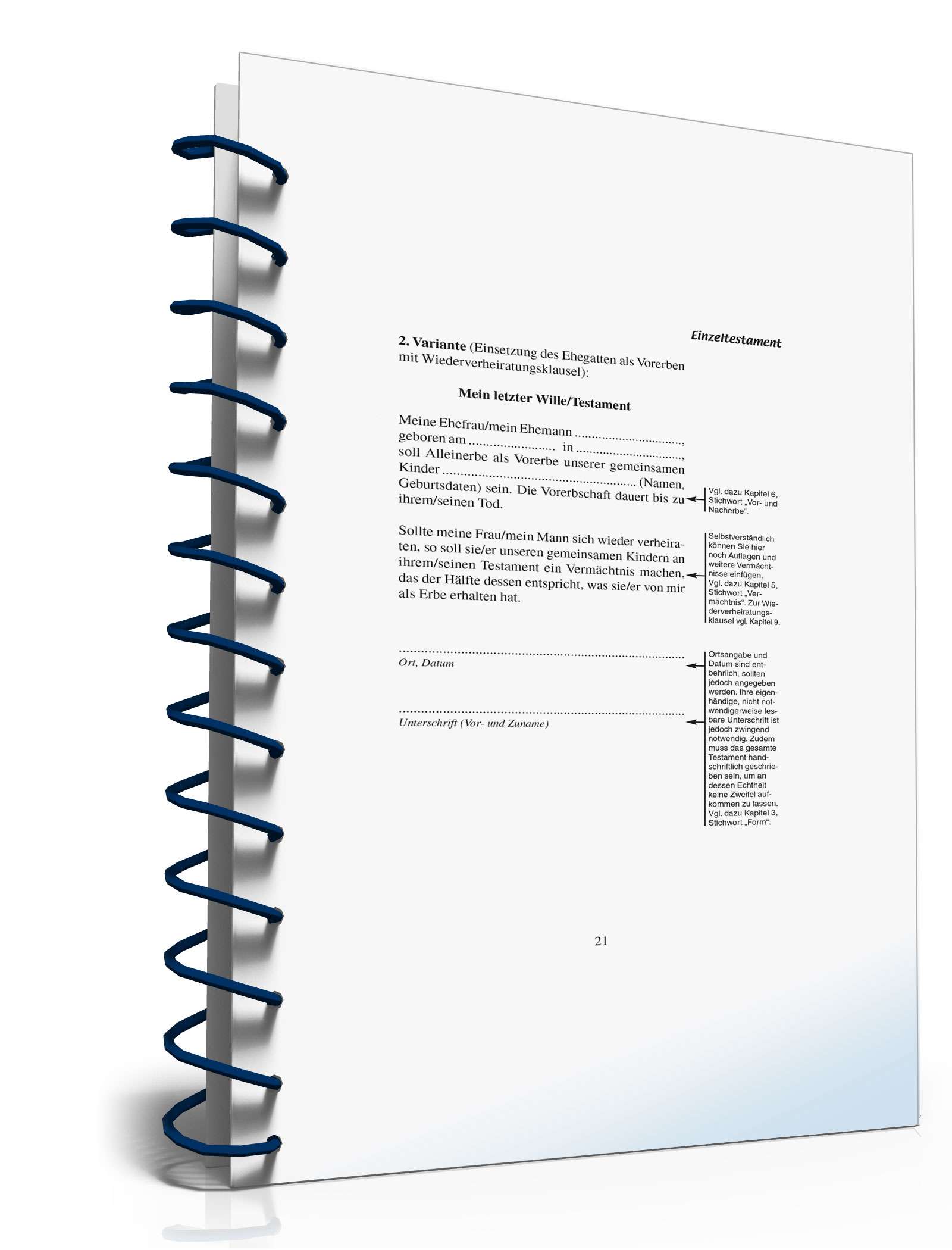 Ratgeber Einzeltestament  PDF. Seite: 20