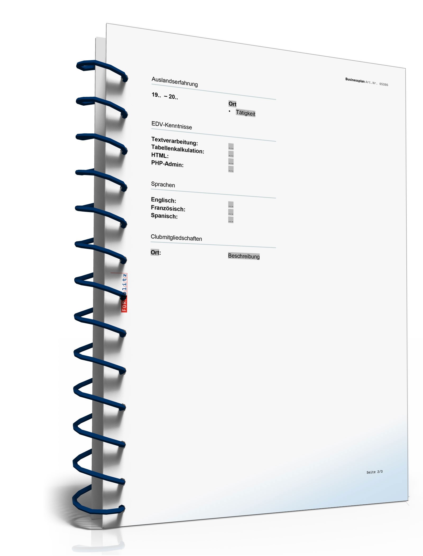 Businessplan Existenzgründung Excel. Seite: 15