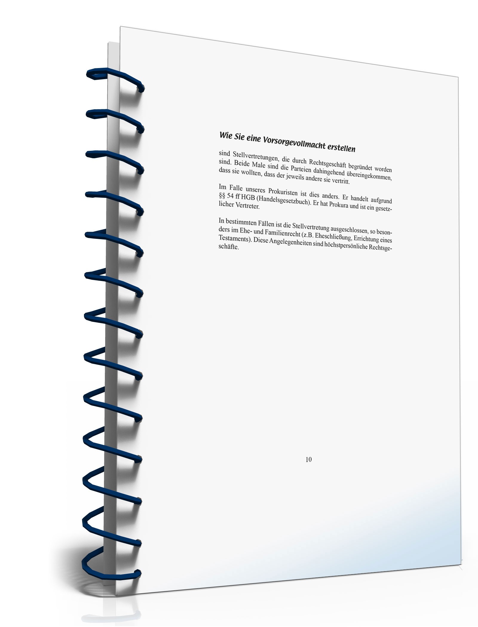 Ratgeber Vorsorgevollmacht  PDF. Seite: 10