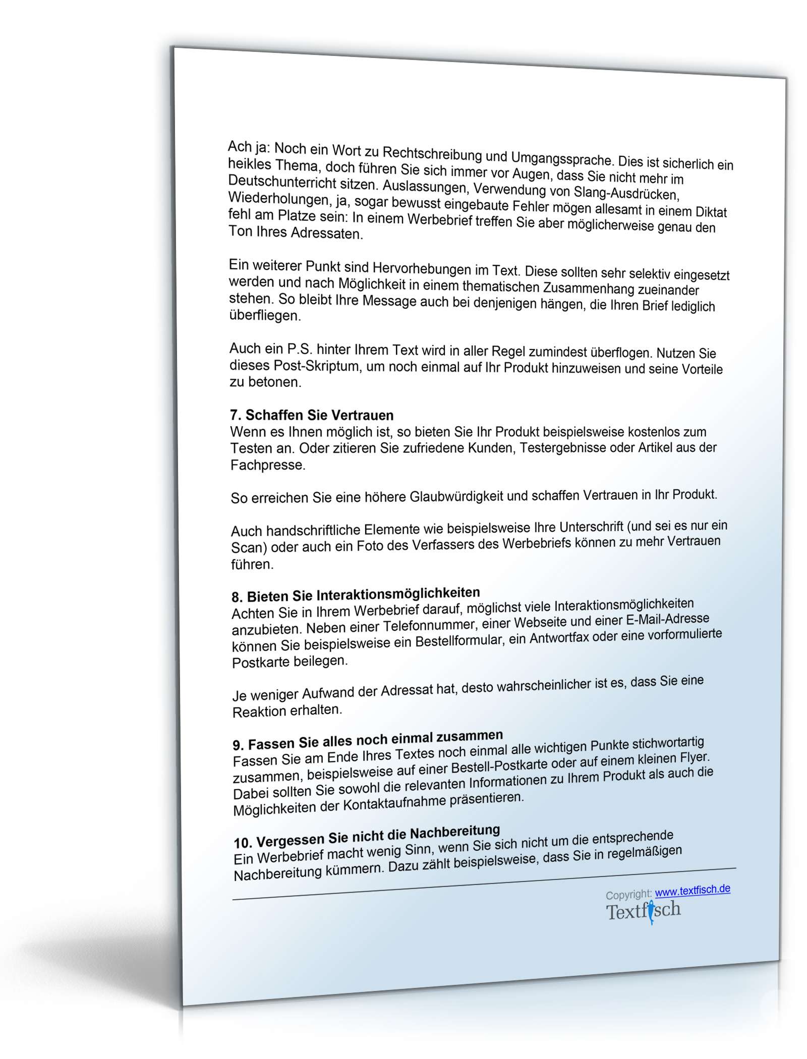 Sponsoringschreiben Sportverein Word. Seite: 9