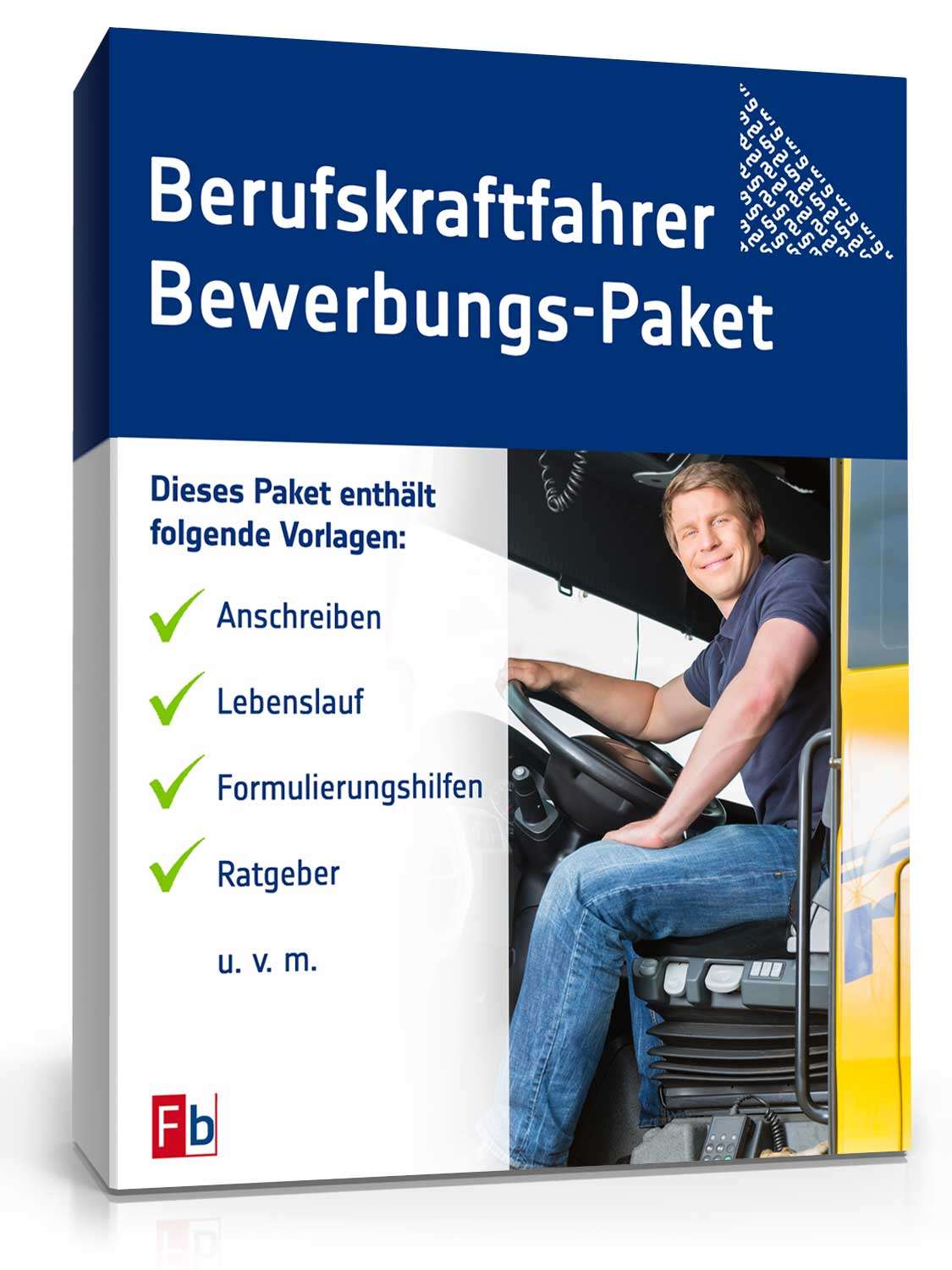 Bewerbungs-Paket Berufskraftfahrer  Excel