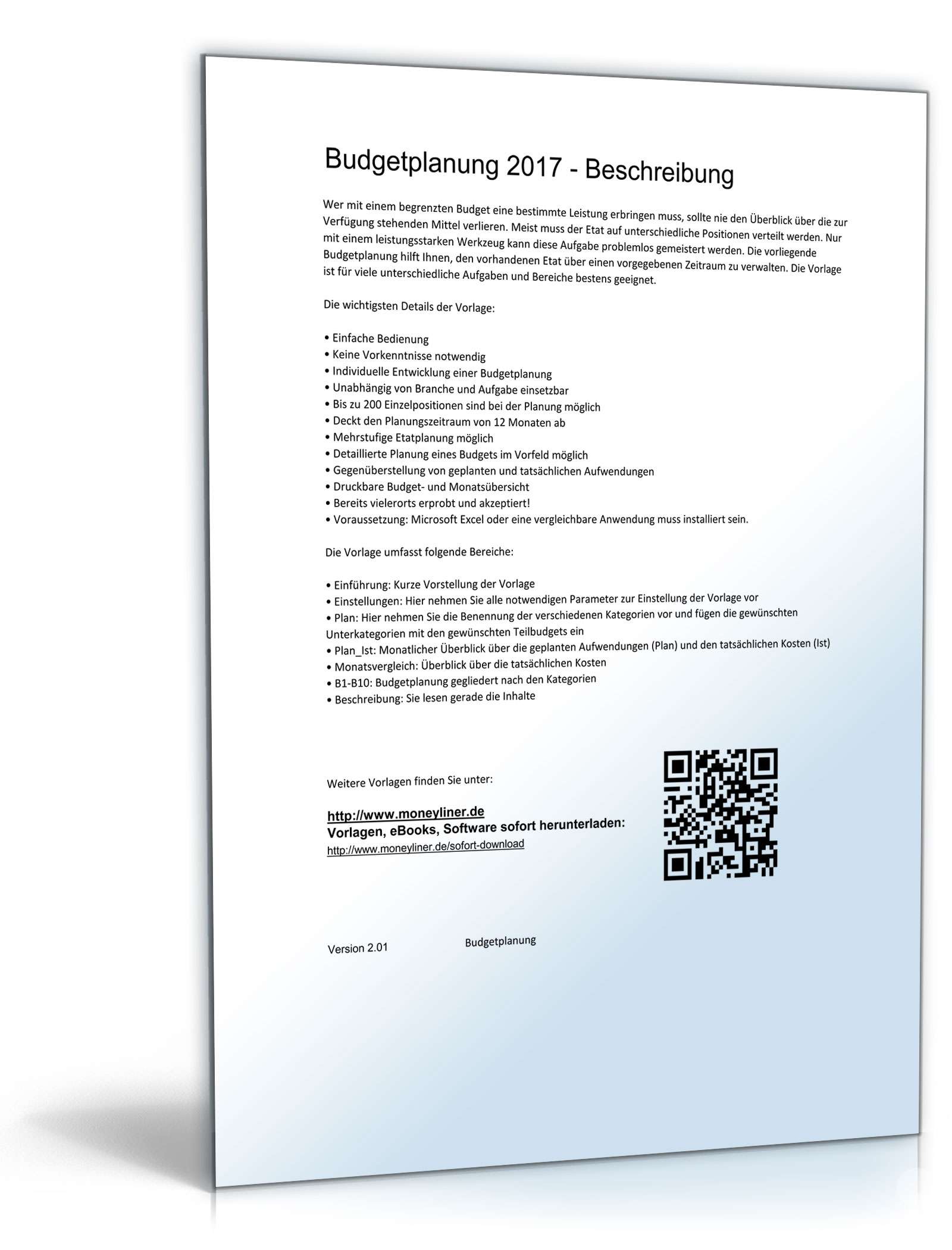 Budgetplanung Excel. Seite: 15