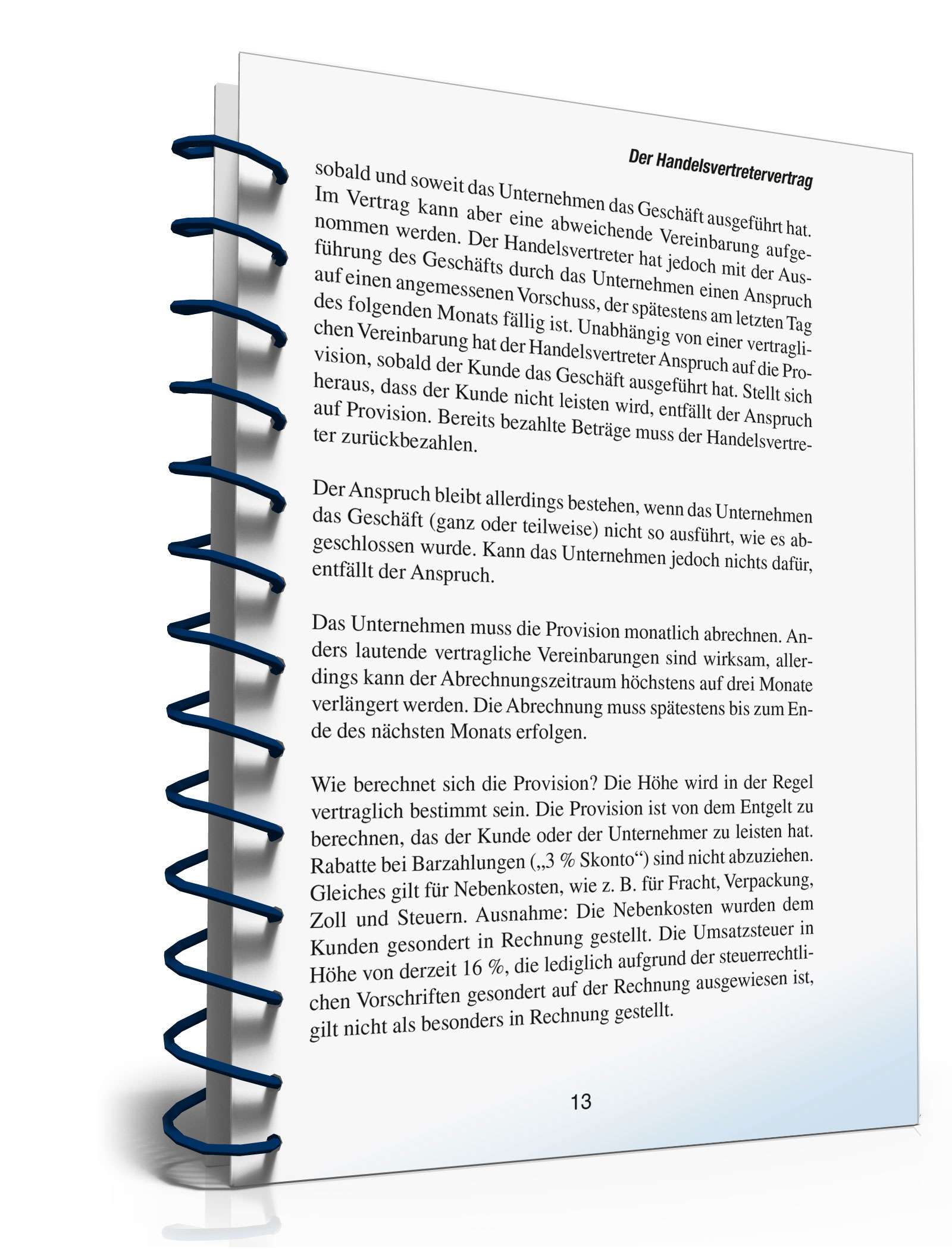 Handelsvertretervertrag abschließen PDF. Seite: 12