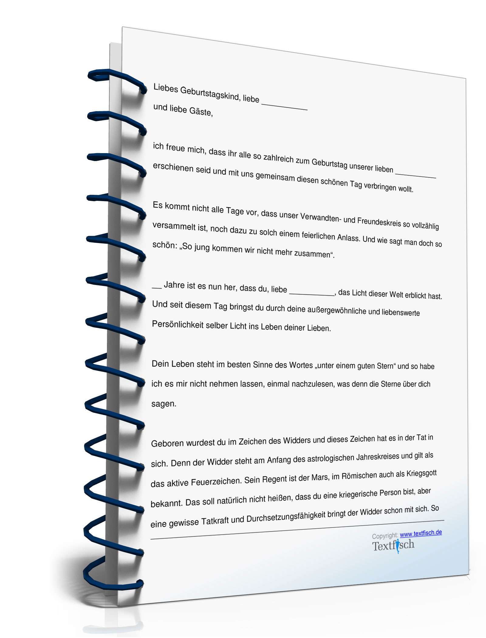 Geburtstagsrede Frau Sternzeichen Widder  PDF. Seite: 2