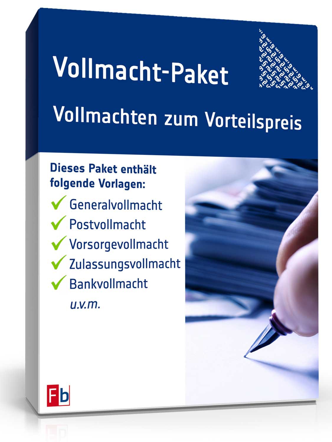 Vollmacht-Paket Excel