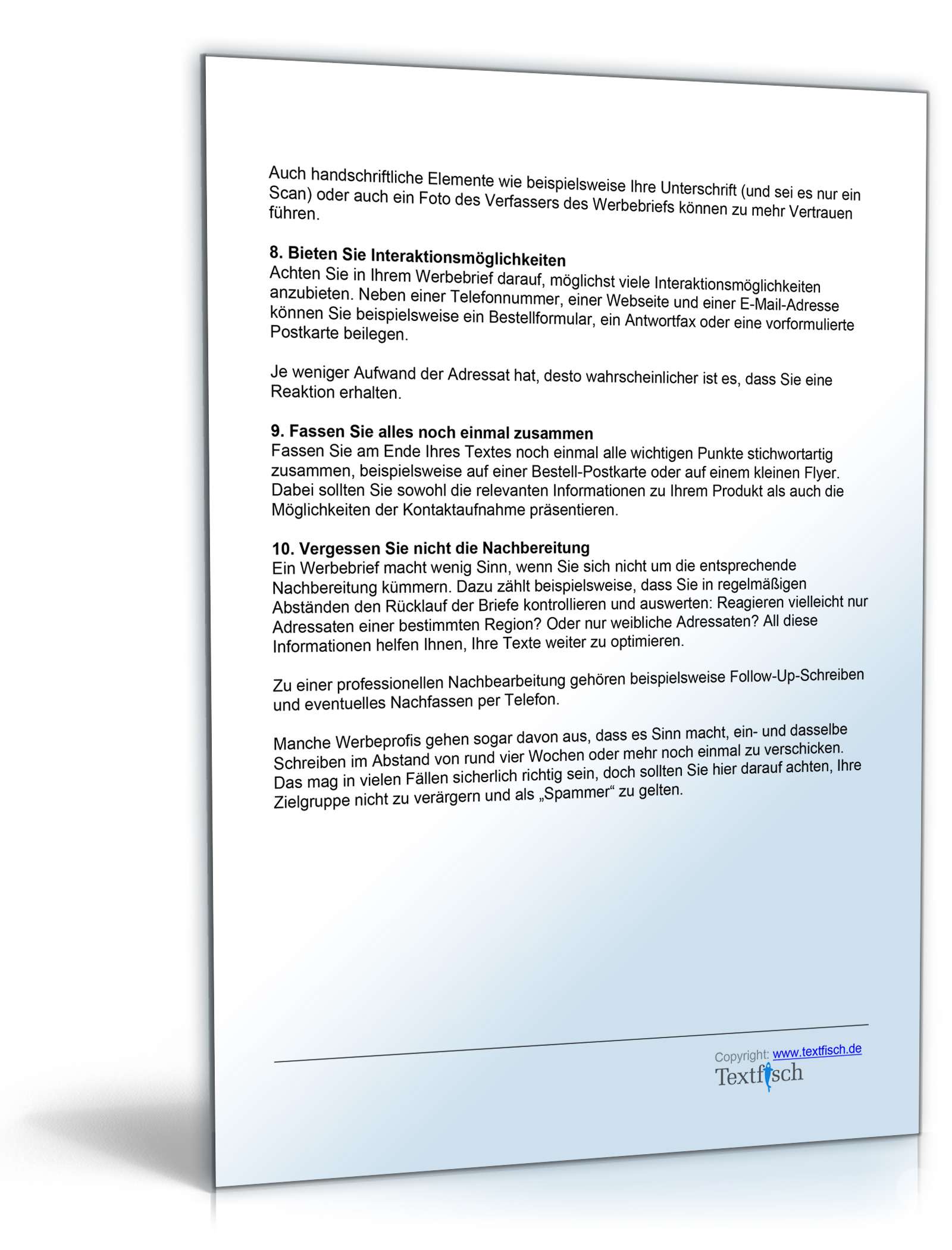 Follow-Up Schreiben nach Treffen Word. Seite: 7