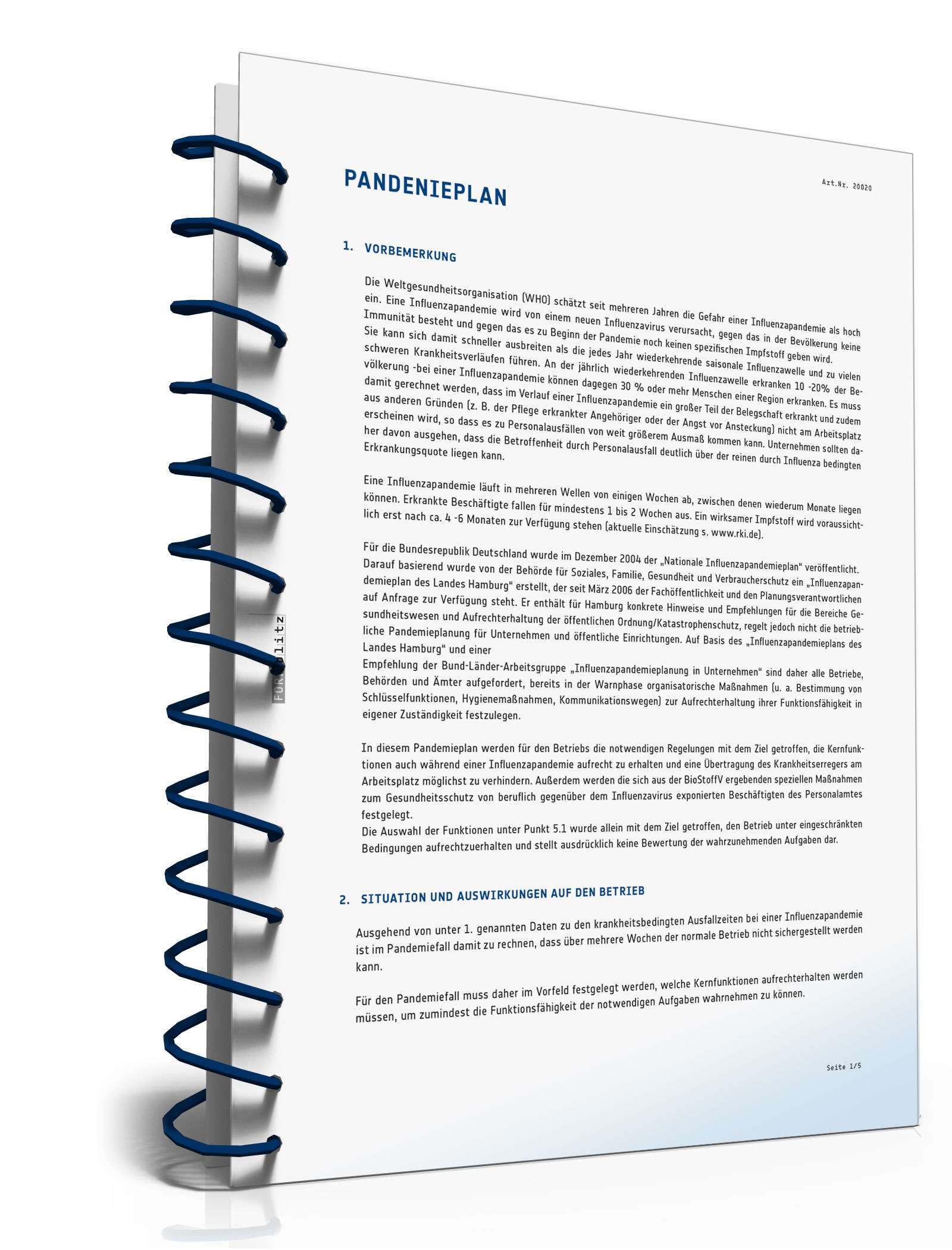 Pandemieplan PDF