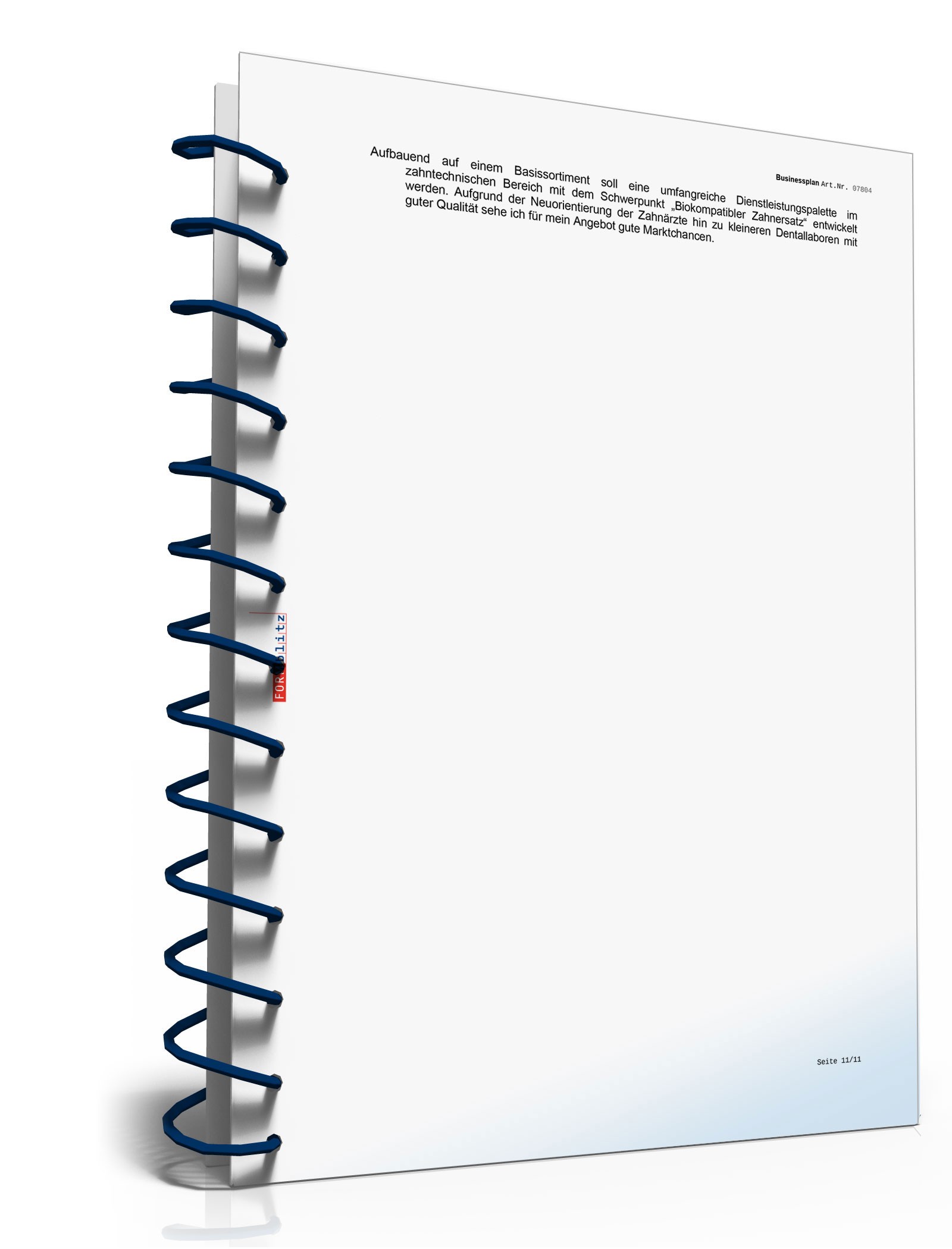 Businessplan Dentallabor Excel. Seite: 14