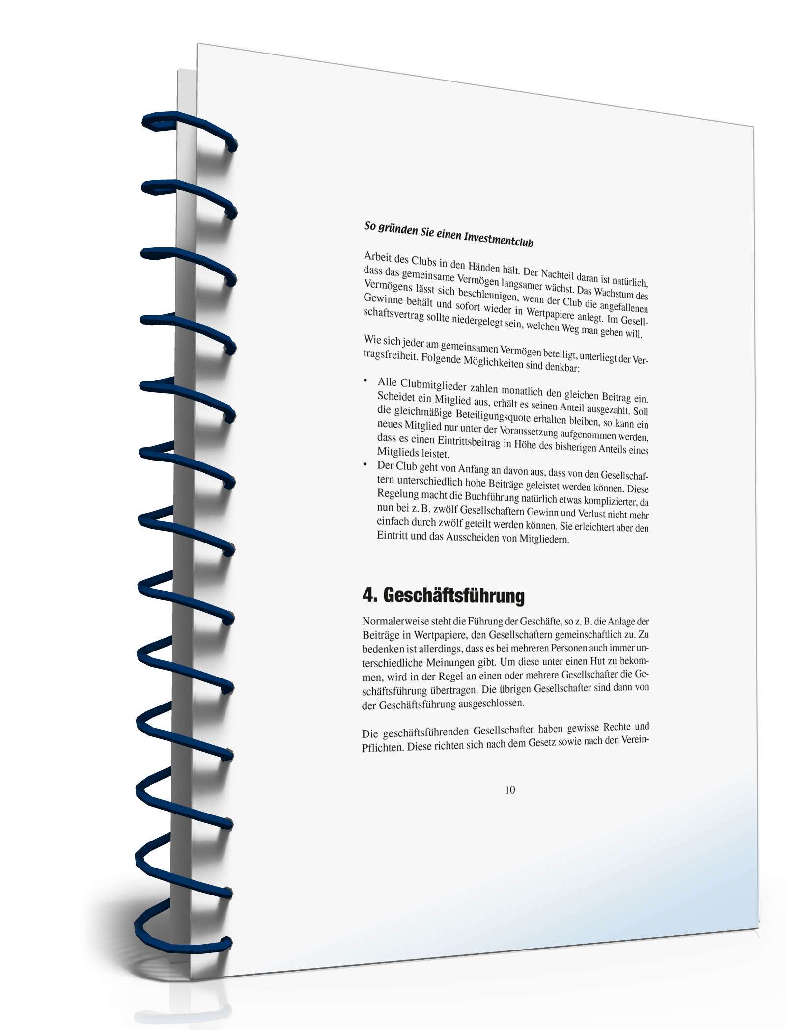 So gründen Sie einen Investmentclub PDF. Seite: 10