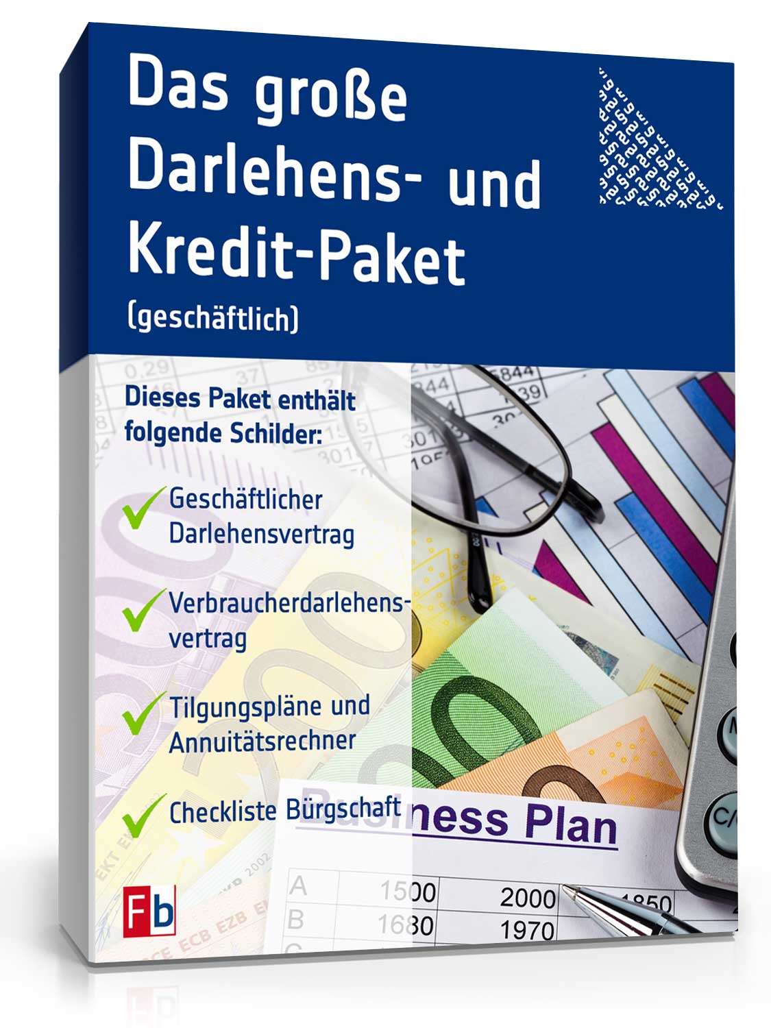 Das große Darlehens- und Kredit-Paket Excel