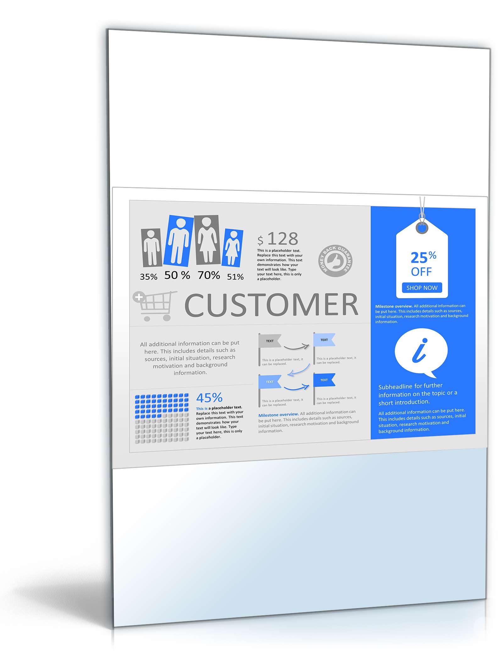 PowerPoint Präsentation Infografiken Excel. Seite: 4