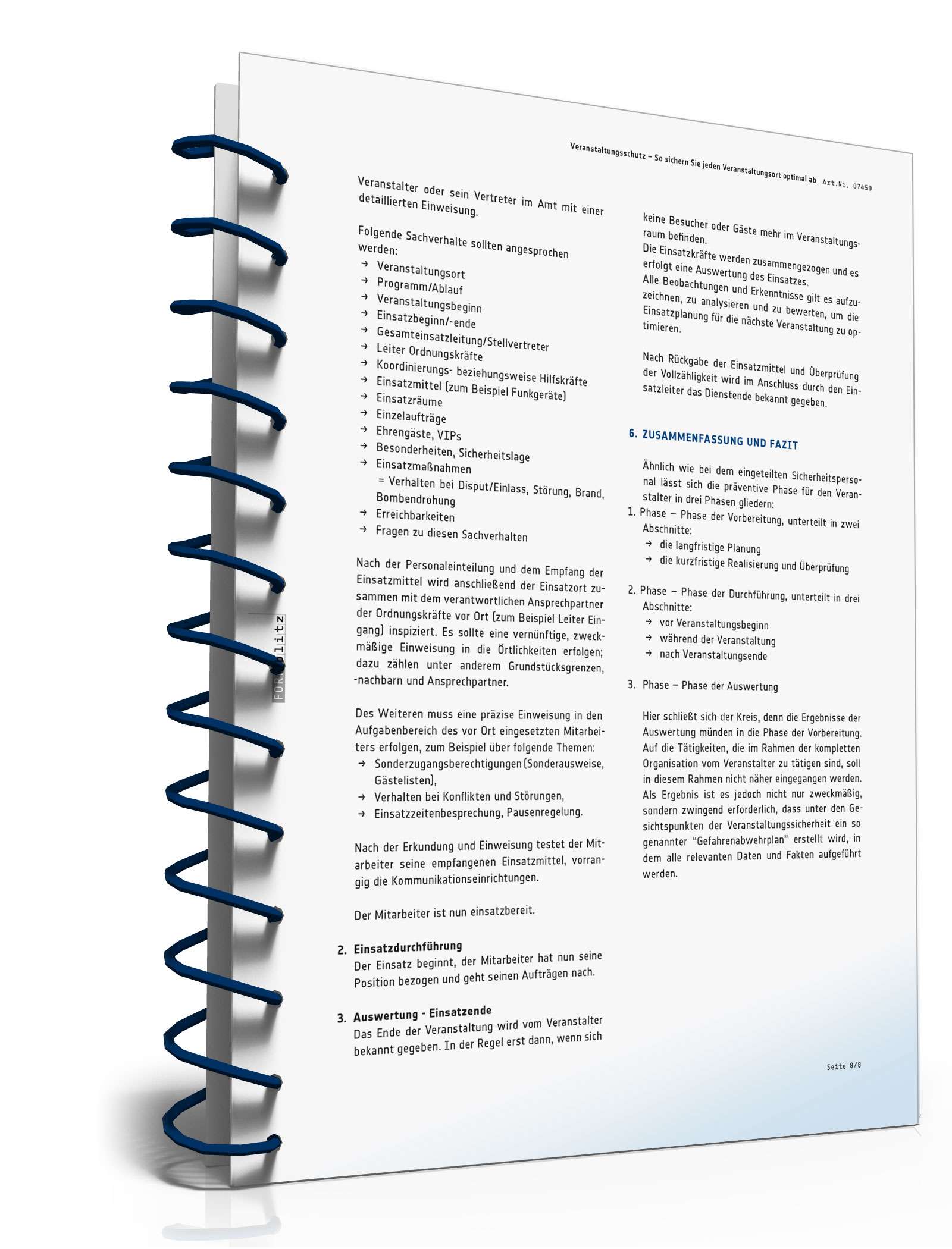 Ratgeber Veranstaltungsschutz PDF. Seite: 9