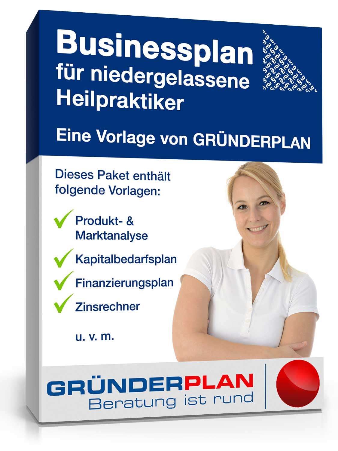 Businessplan für niedergelassene Heilpraktiker von Gründerplan Excel