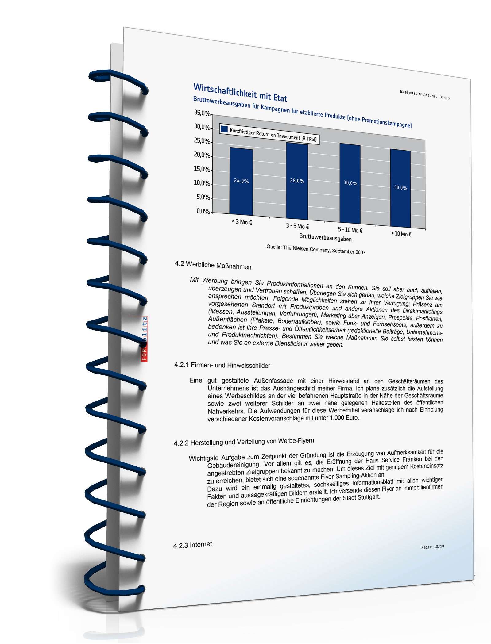 Businessplan Hausmeisterservice Excel. Seite: 14
