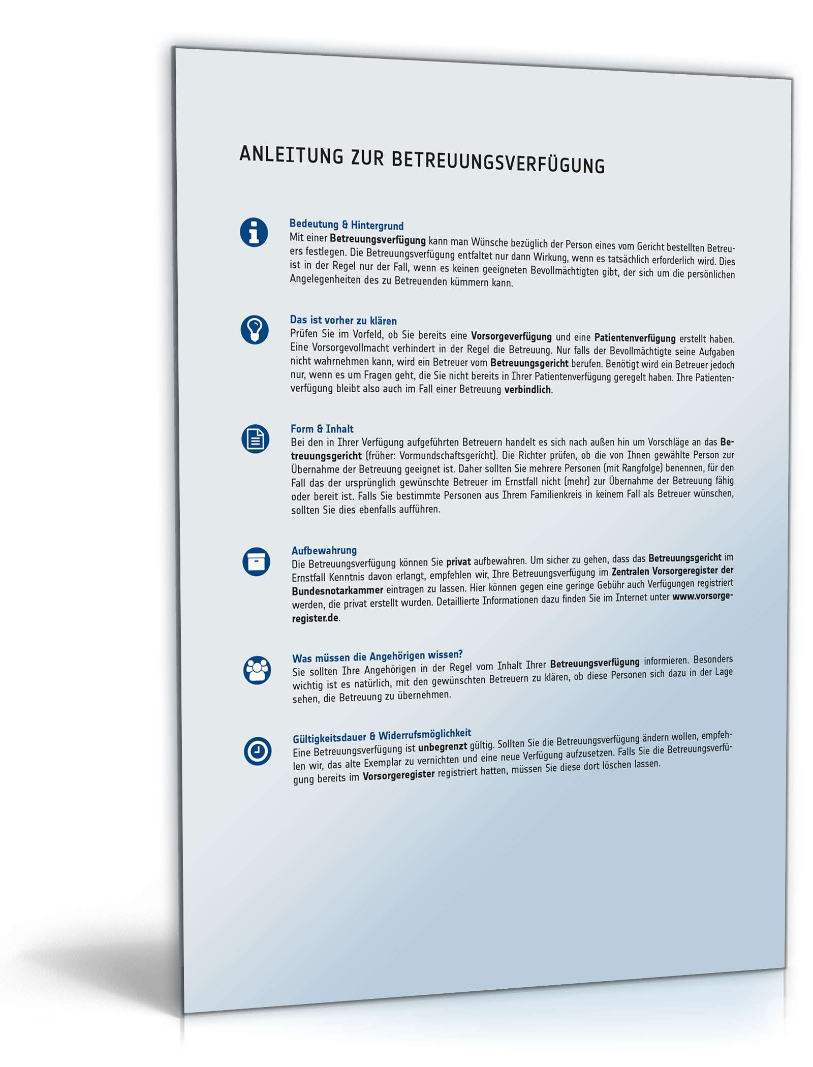 Erweiterte Betreuungsverfügung PDF. Seite: 4