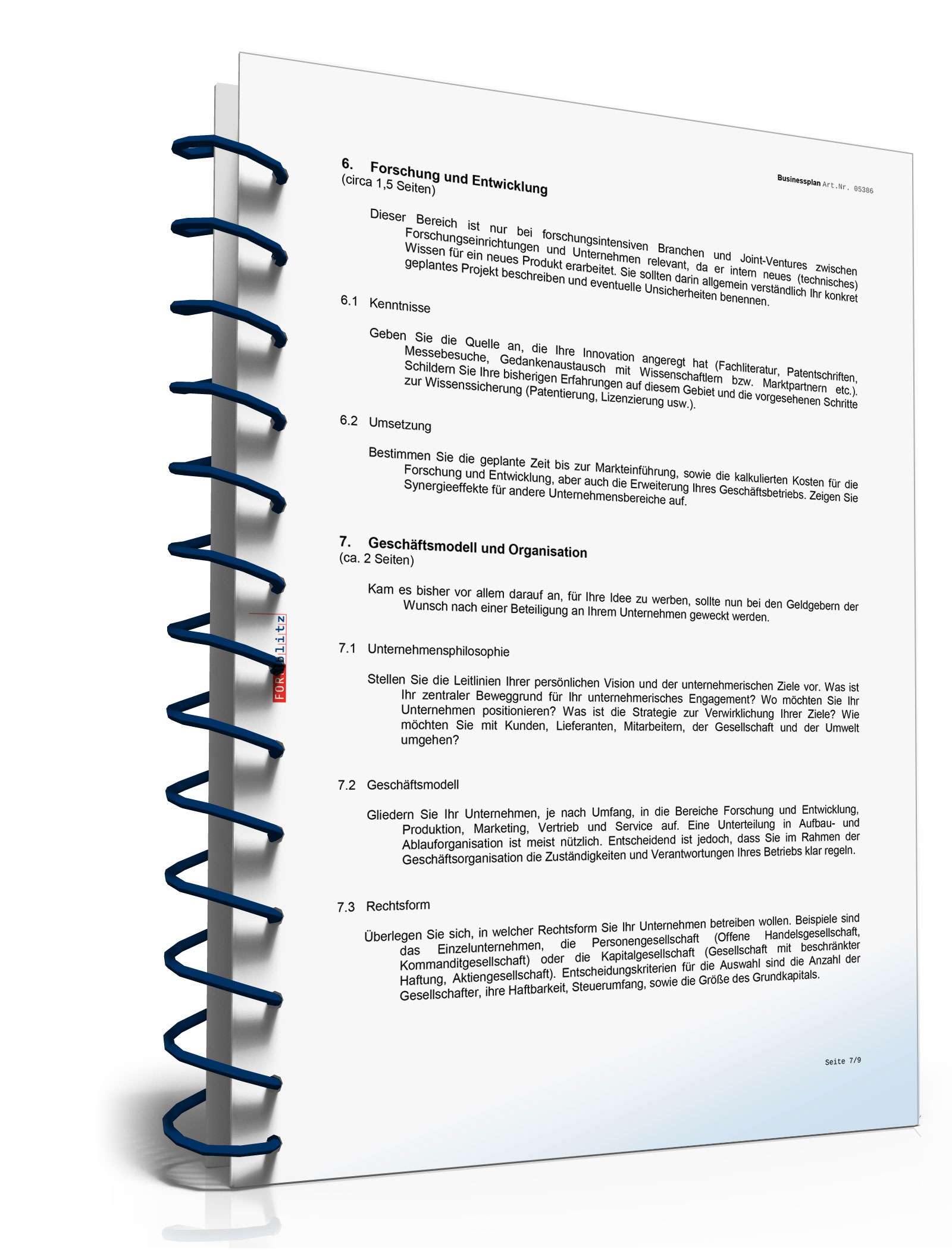 Businessplan Existenzgründung Excel. Seite: 11