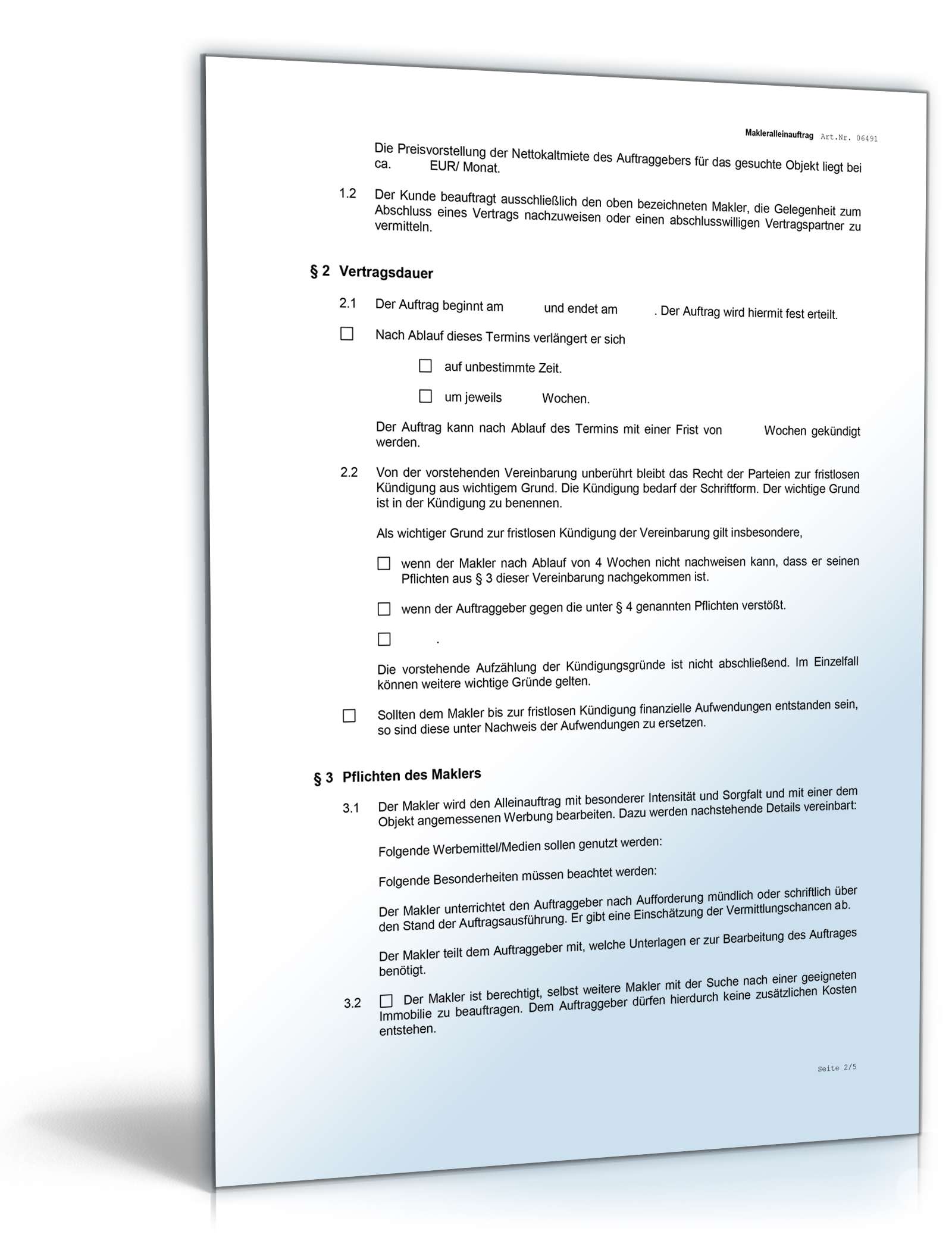 Erfolgreich Immobilien vermitteln Excel. Seite: 8