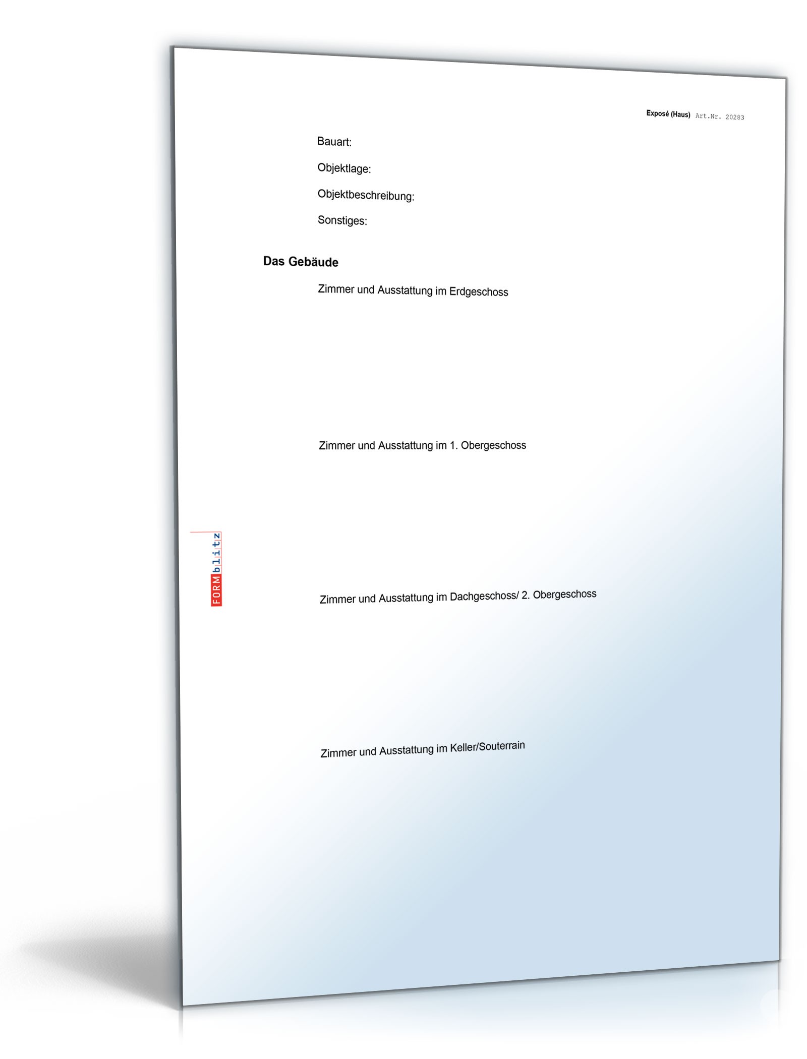 Makler-Exposé Haus Word. Seite: 2