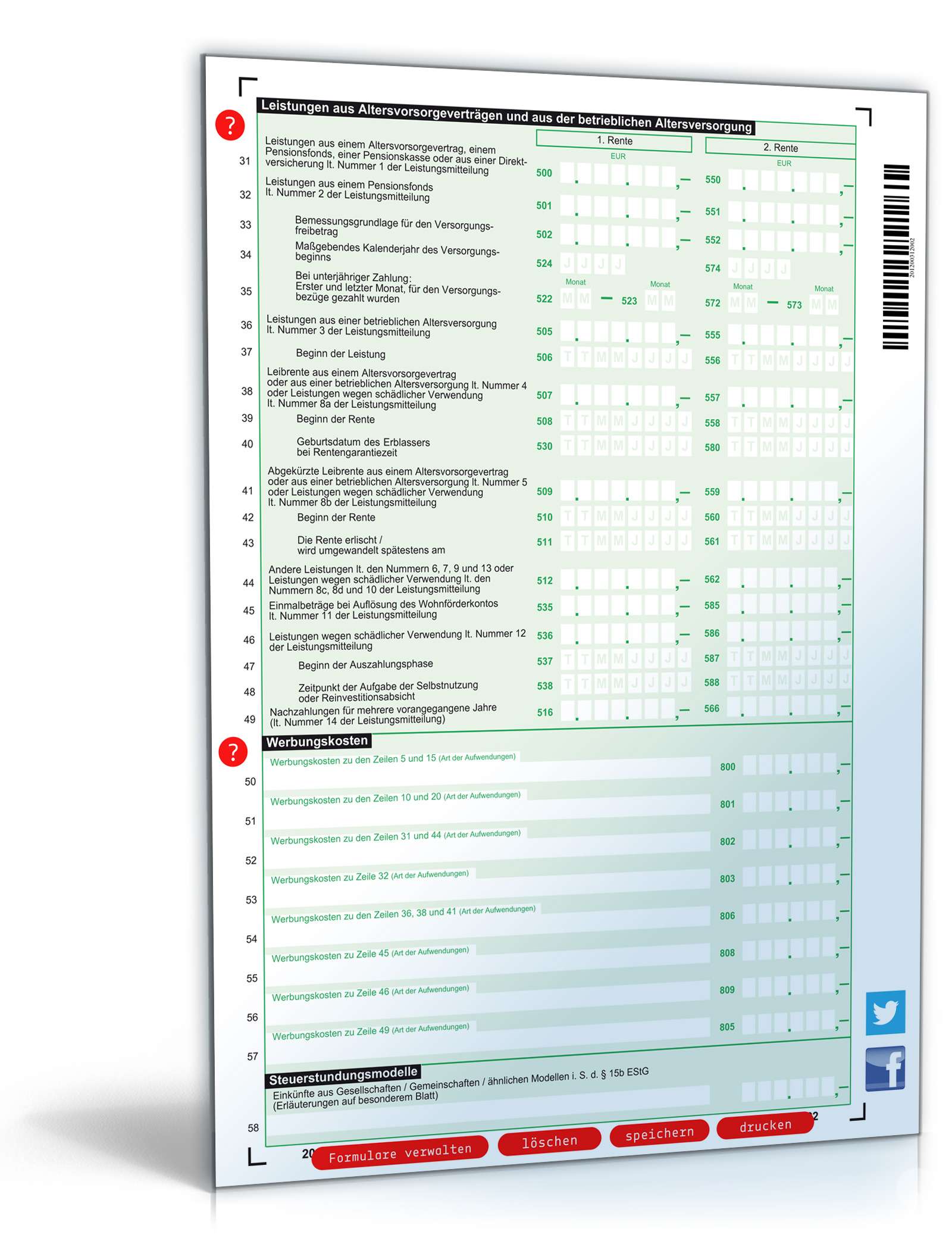 Anlage R 2012 PDF. Seite: 2