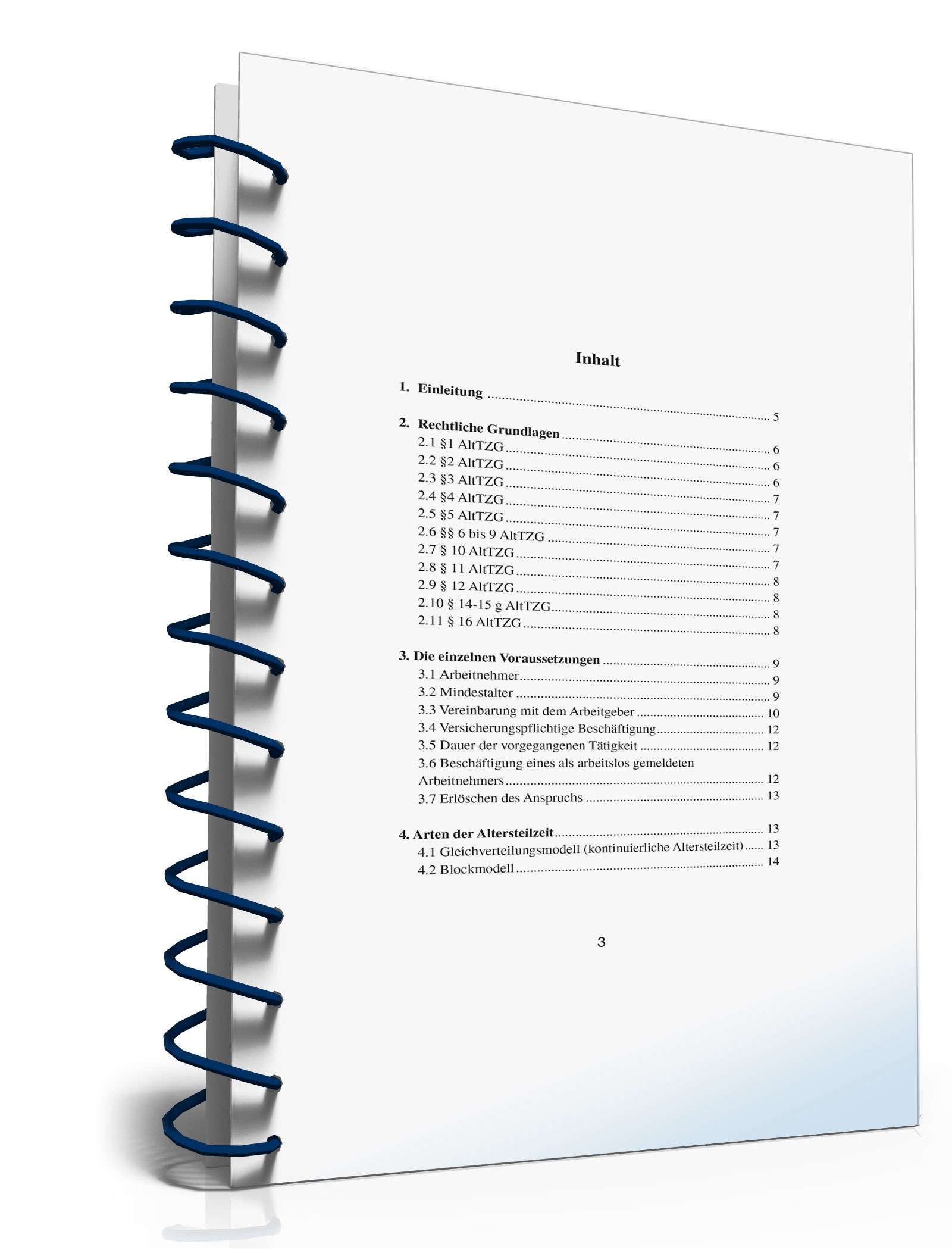 Ratgeber Altersteilzeit PDF. Seite: 3