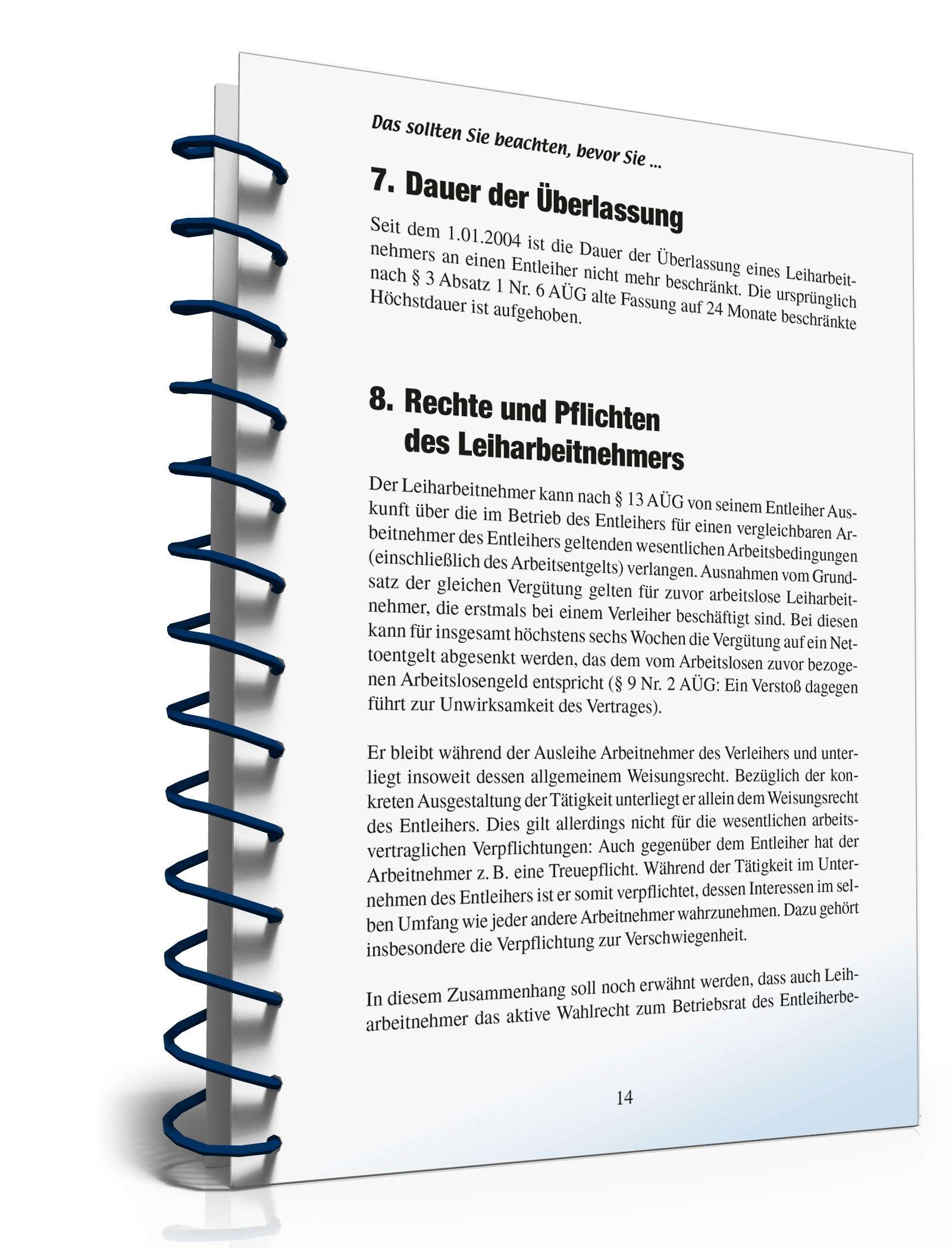 Abschluss Zeitarbeitsvertrag  PDF. Seite: 13