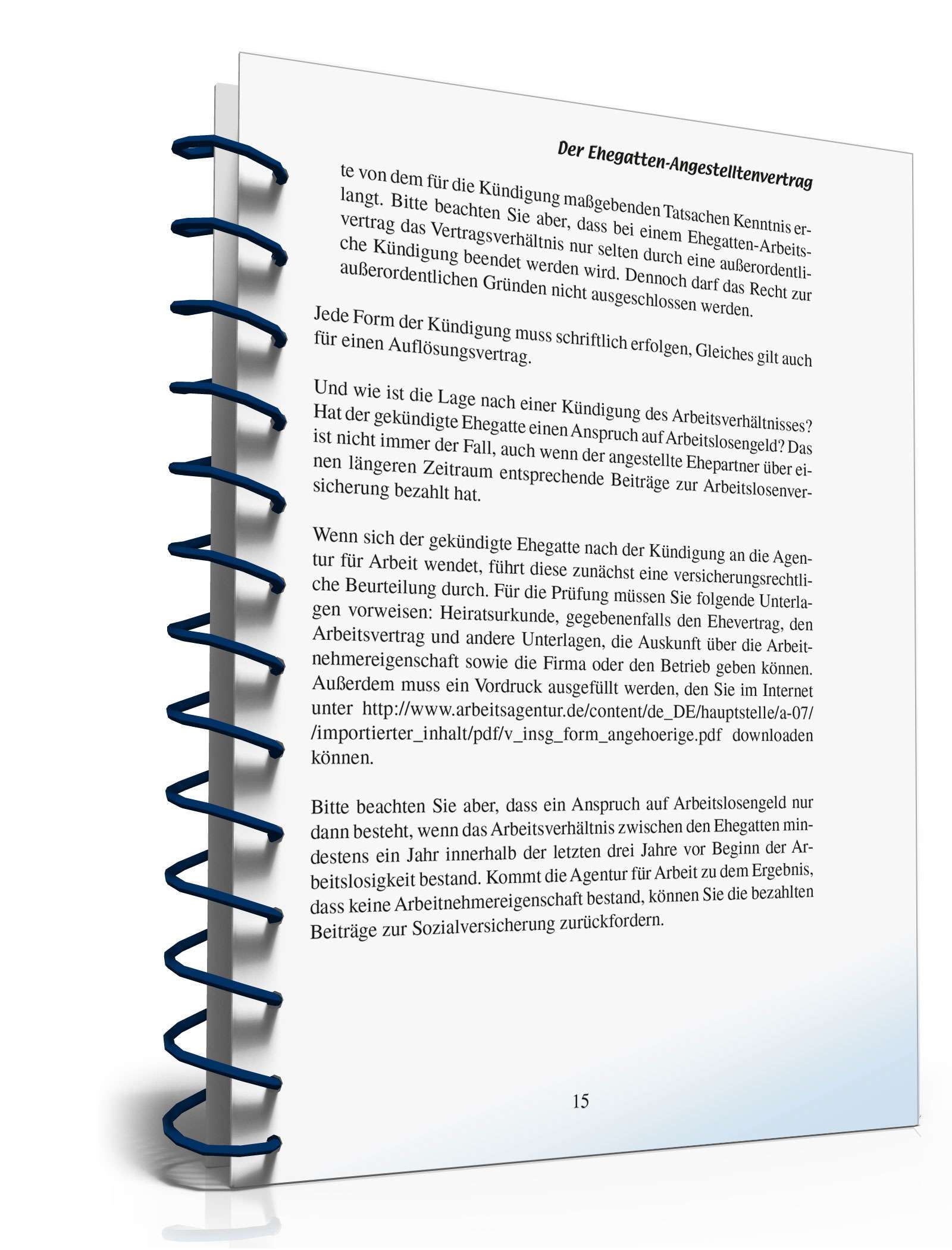 Ratgeber Ehegatten-Angestelltenvertrag PDF. Seite: 14