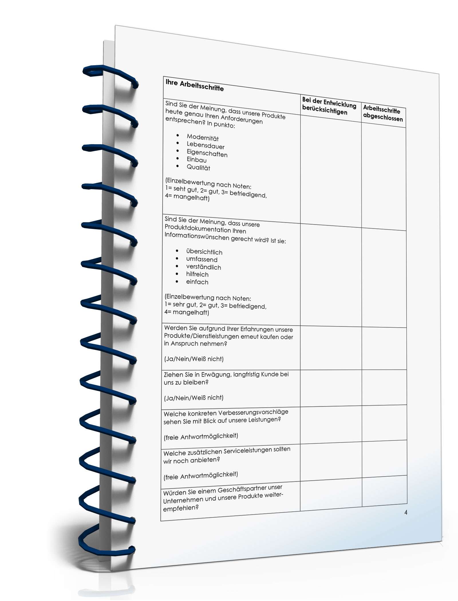 Checkliste Fragebogengestaltung PDF. Seite: 4