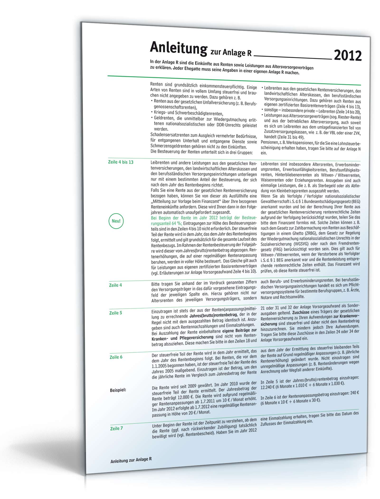 Anlage R 2012 PDF. Seite: 3