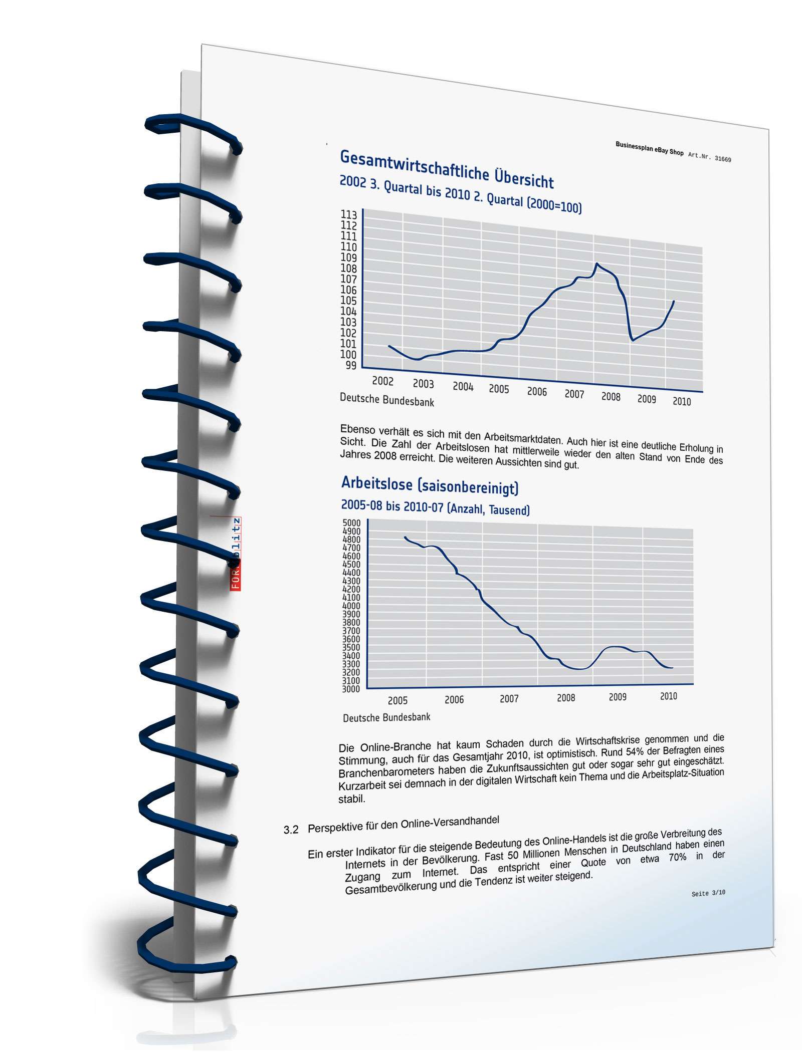 Businessplan eBay-Shop Excel. Seite: 10