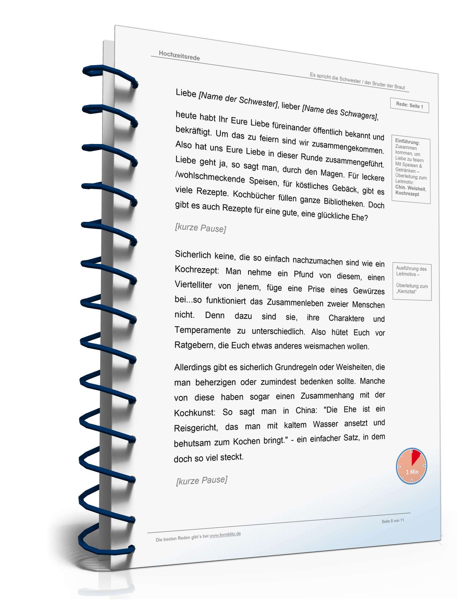 Hochzeitsrede Schwägerschaft an Brautpaar Word. Seite: 5