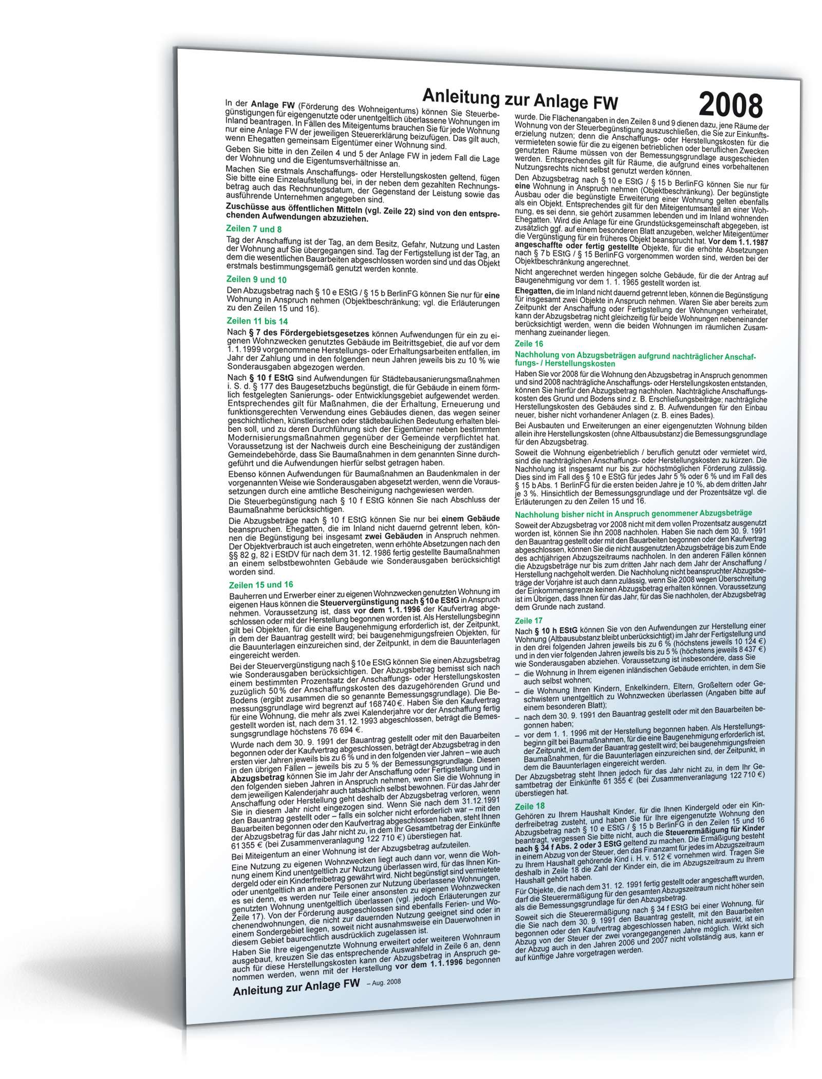 Anlage FW 2008 PDF. Seite: 2