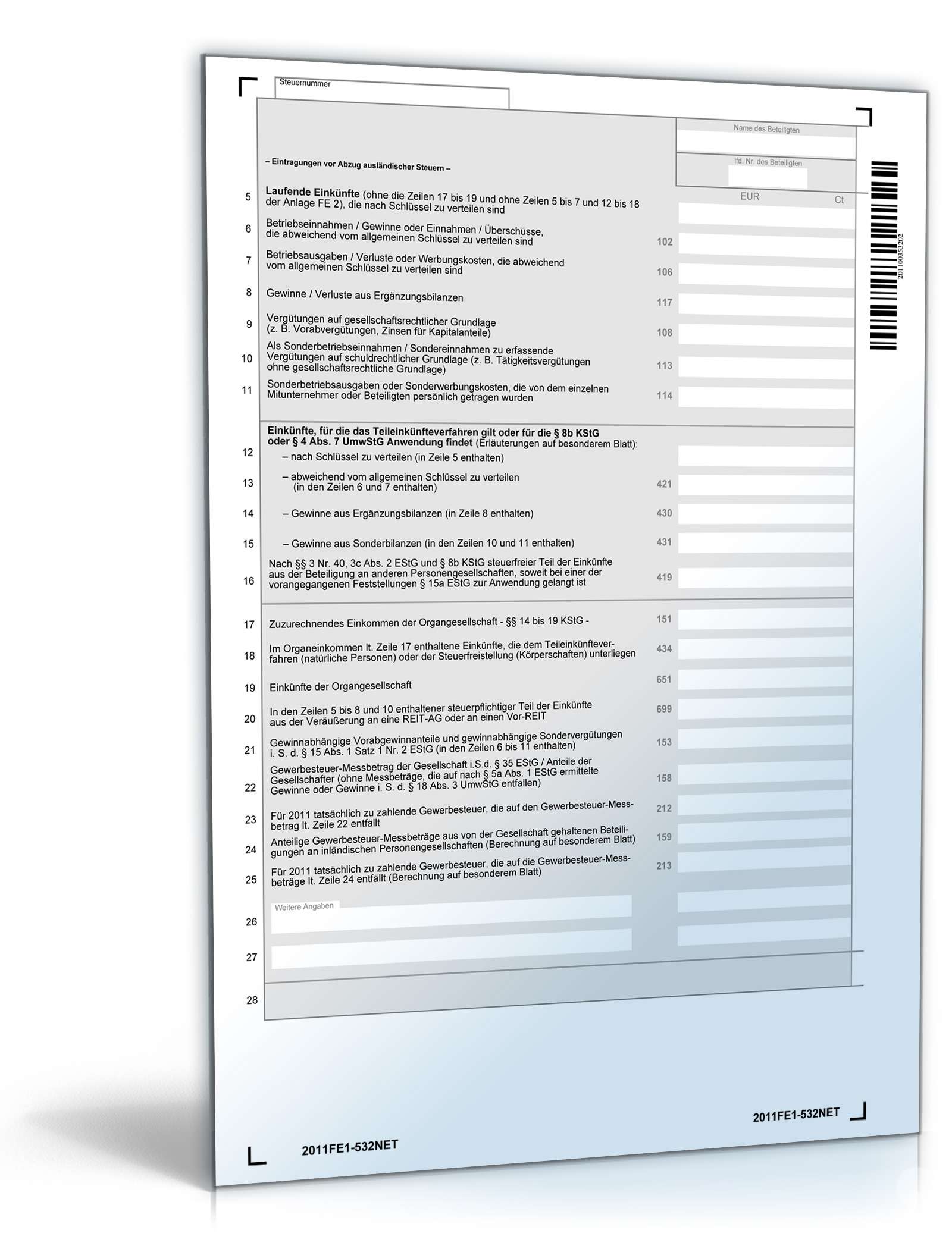 Anlage FE 1 2011 PDF. Seite: 2