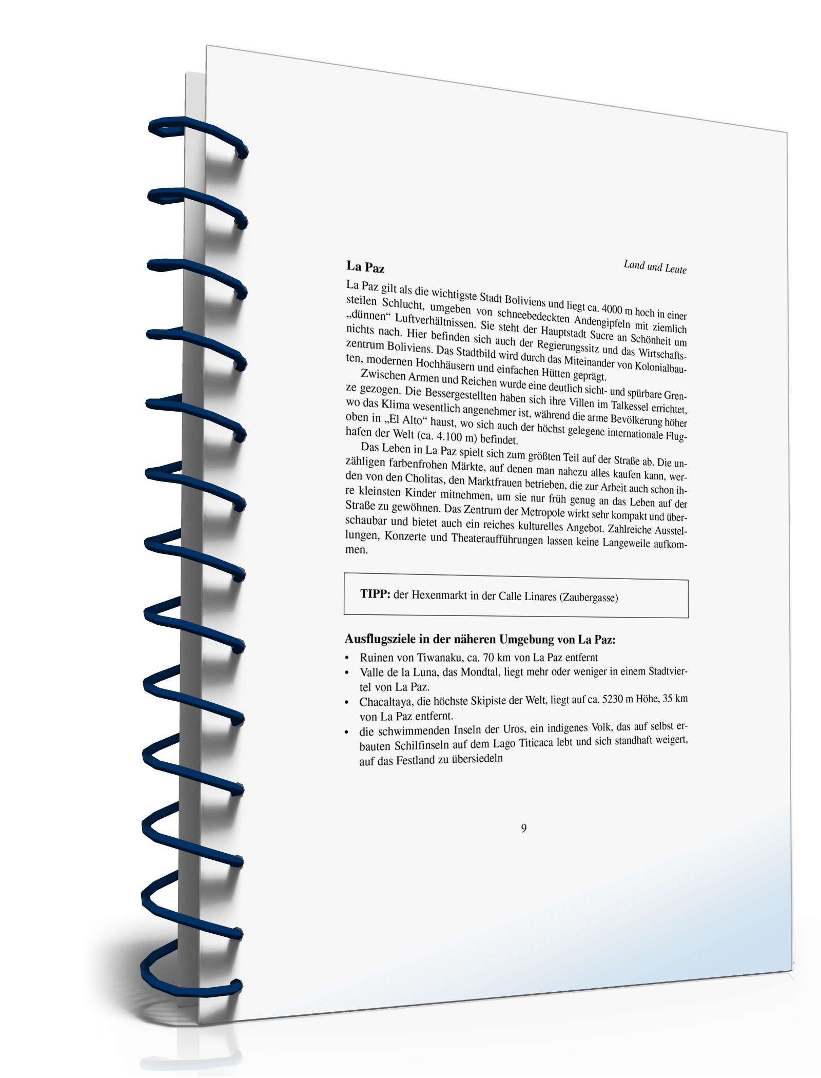 Ratgeber Bolivien PDF. Seite: 9