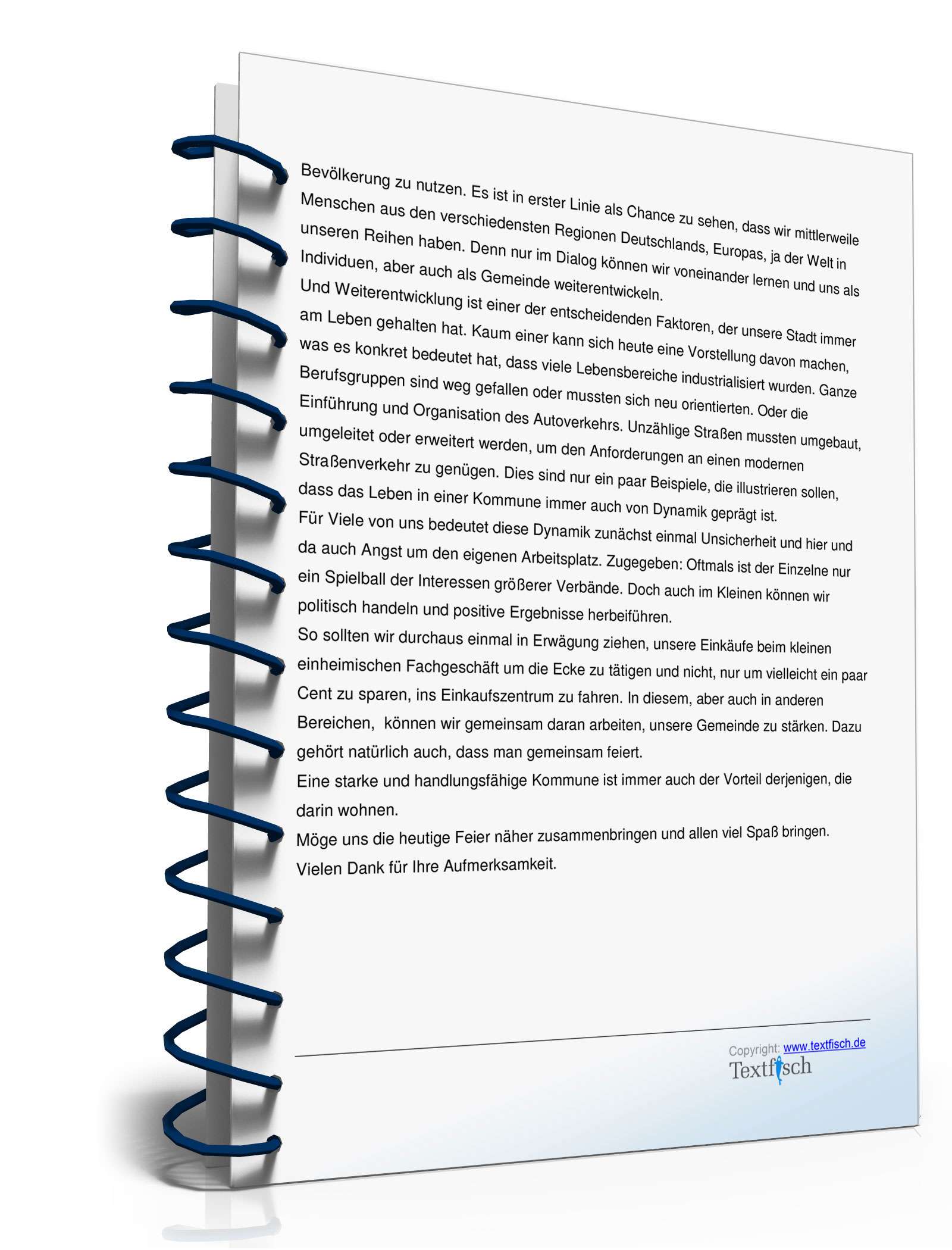 Rede zum Gemeindejubiläum mindestens 100 Jahre PDF. Seite: 3