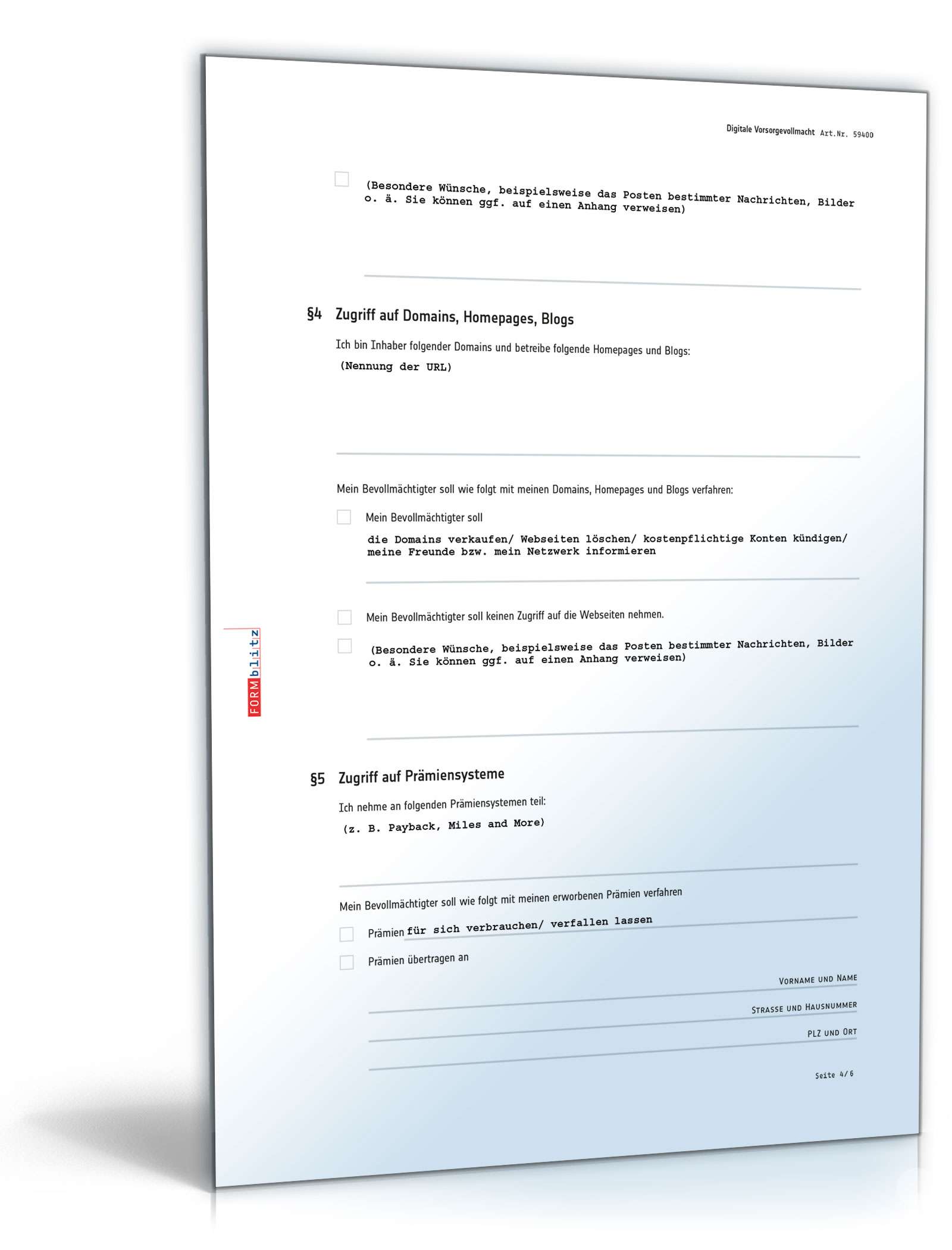 Digitale Vollmacht PDF. Seite: 5