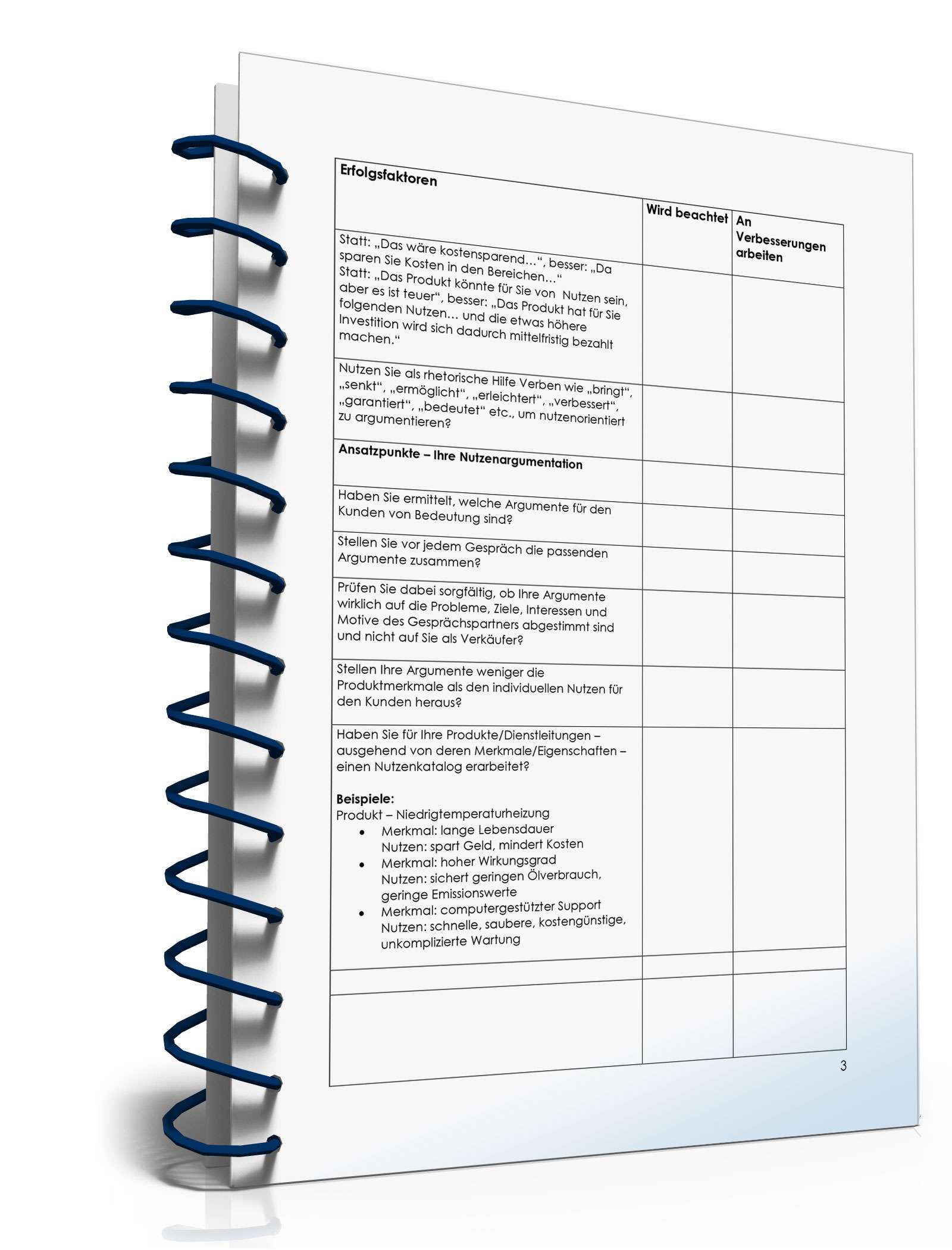 Checkliste Argumentation in der Präsentationsphase PDF. Seite: 3