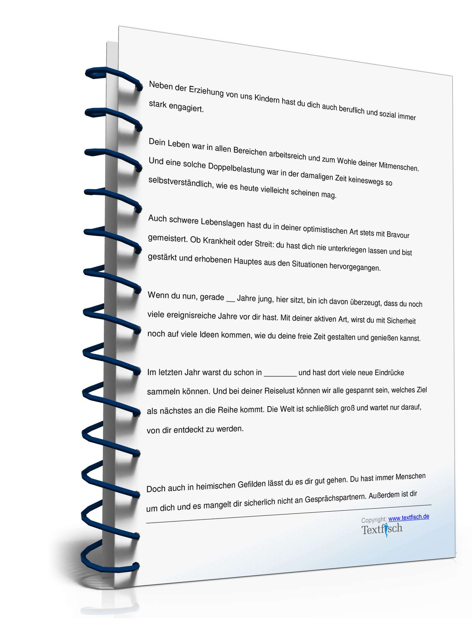 Geburtstagsrede für die Mutter PDF. Seite: 3