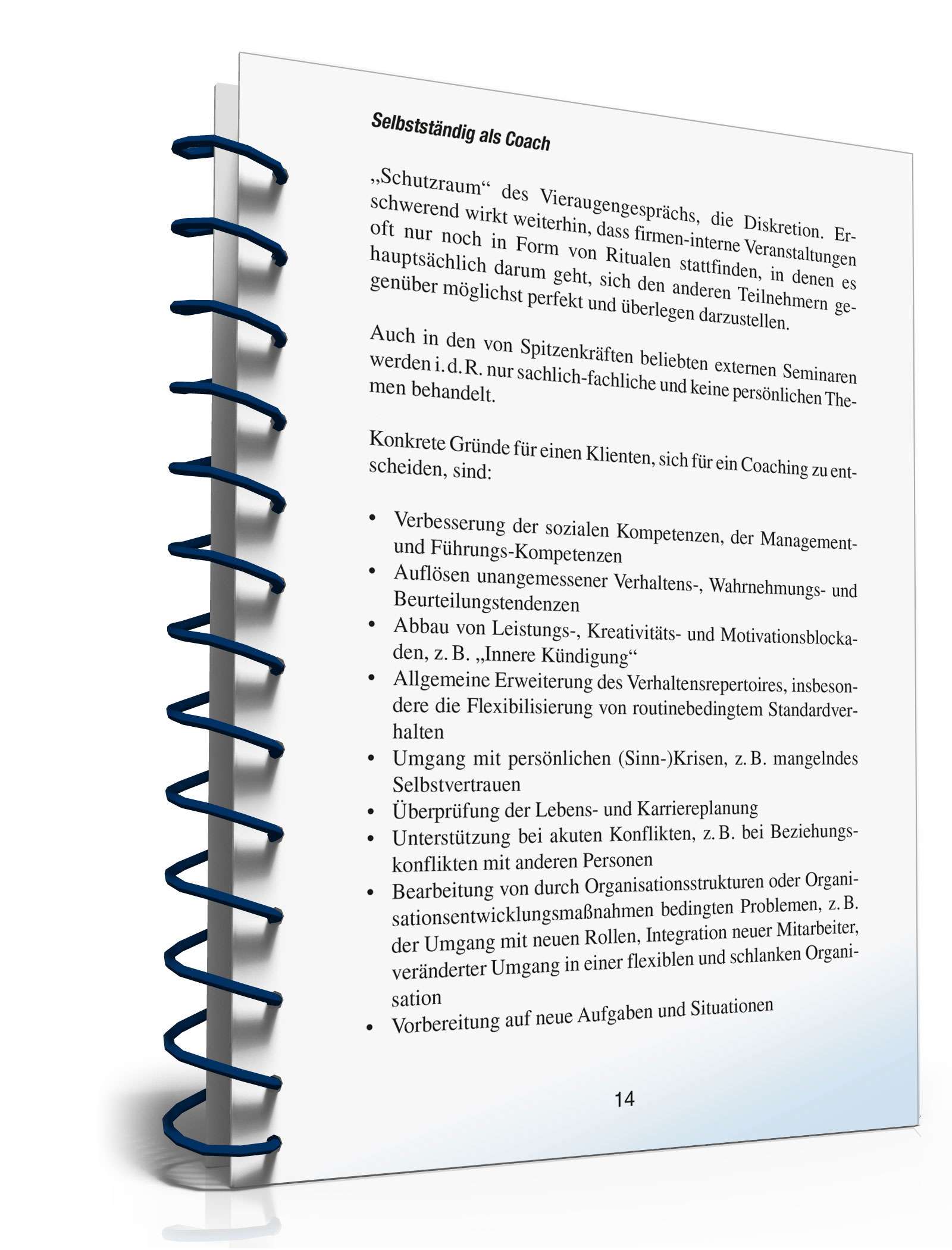 Selbstständig als Coach PDF. Seite: 9