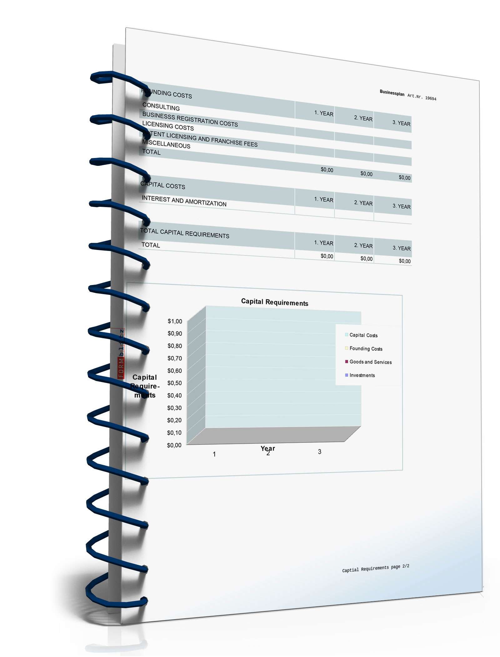 Businessplan auf Englisch Excel. Seite: 12