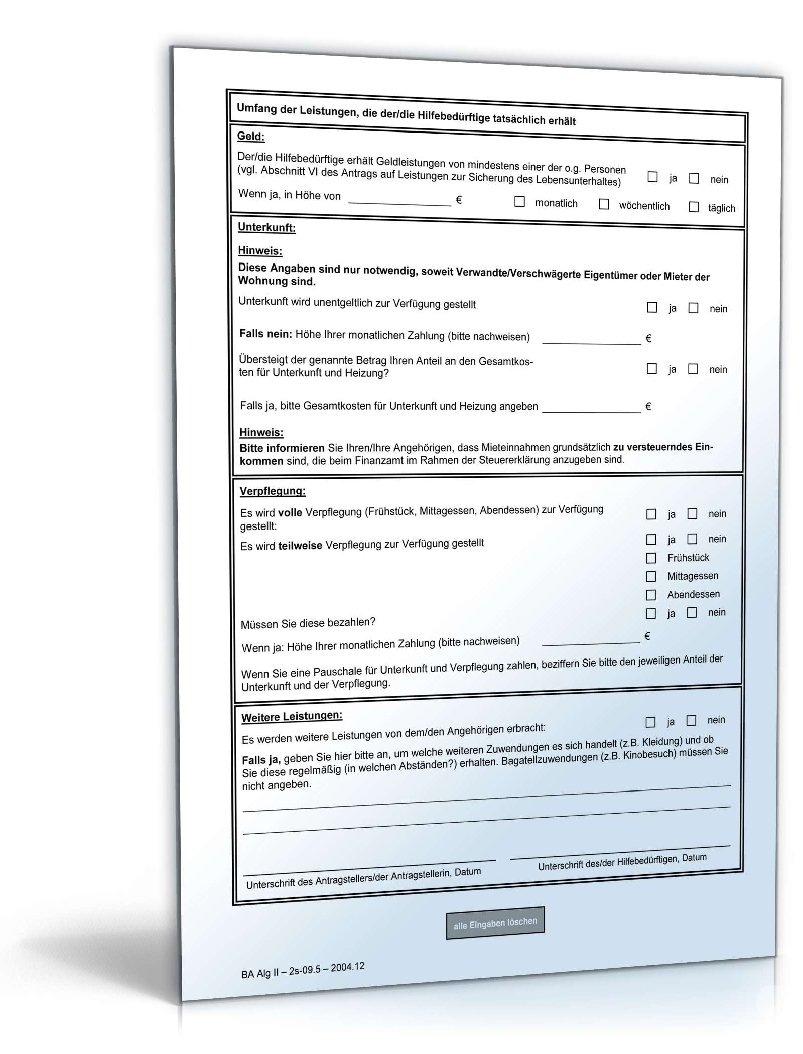 Merkblatt Zuschuss Versicherungsbeiträge zur Vermeidung von Hilfebedürftigkeit PDF. Seite: 2