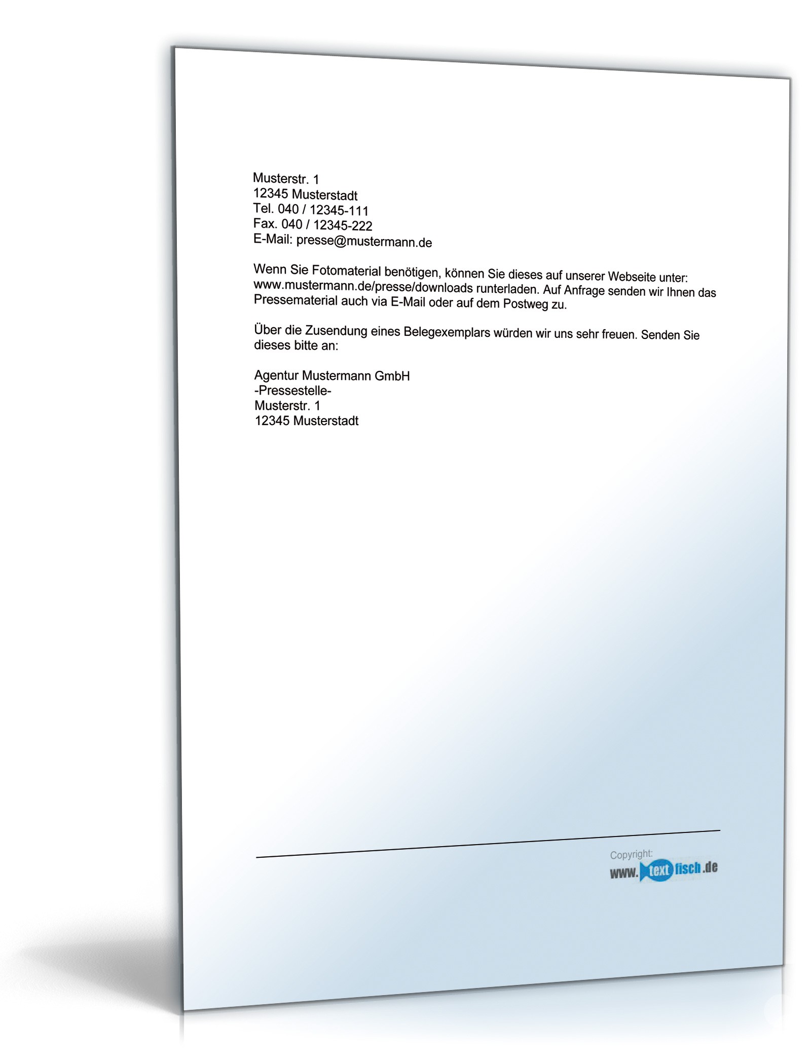 Pressemitteilung über die Neugründung einer Agentur PDF. Seite: 2