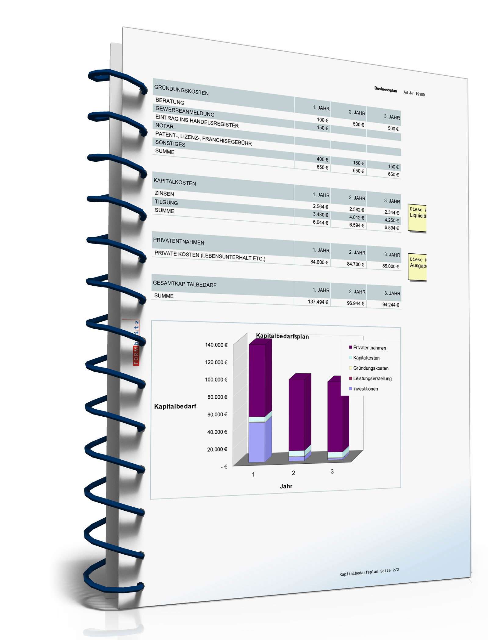 Businessplan Energieberatung Excel. Seite: 19