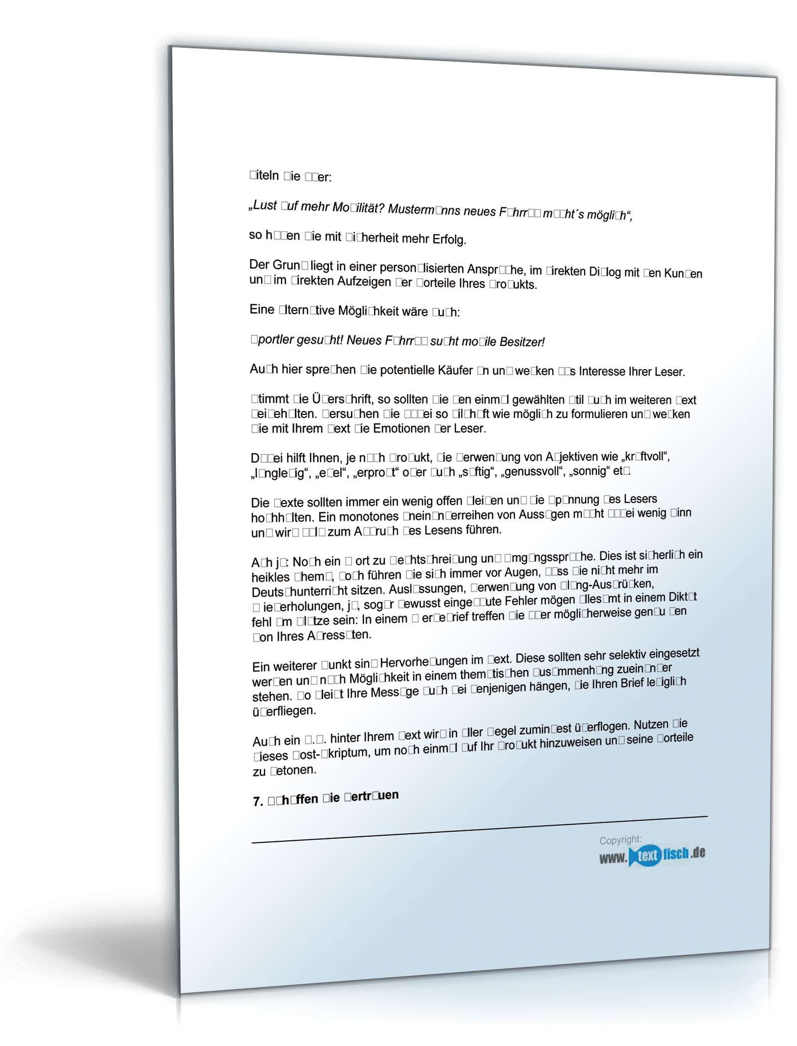 Werbebrief für einen IT-Consultant  PDF. Seite: 6