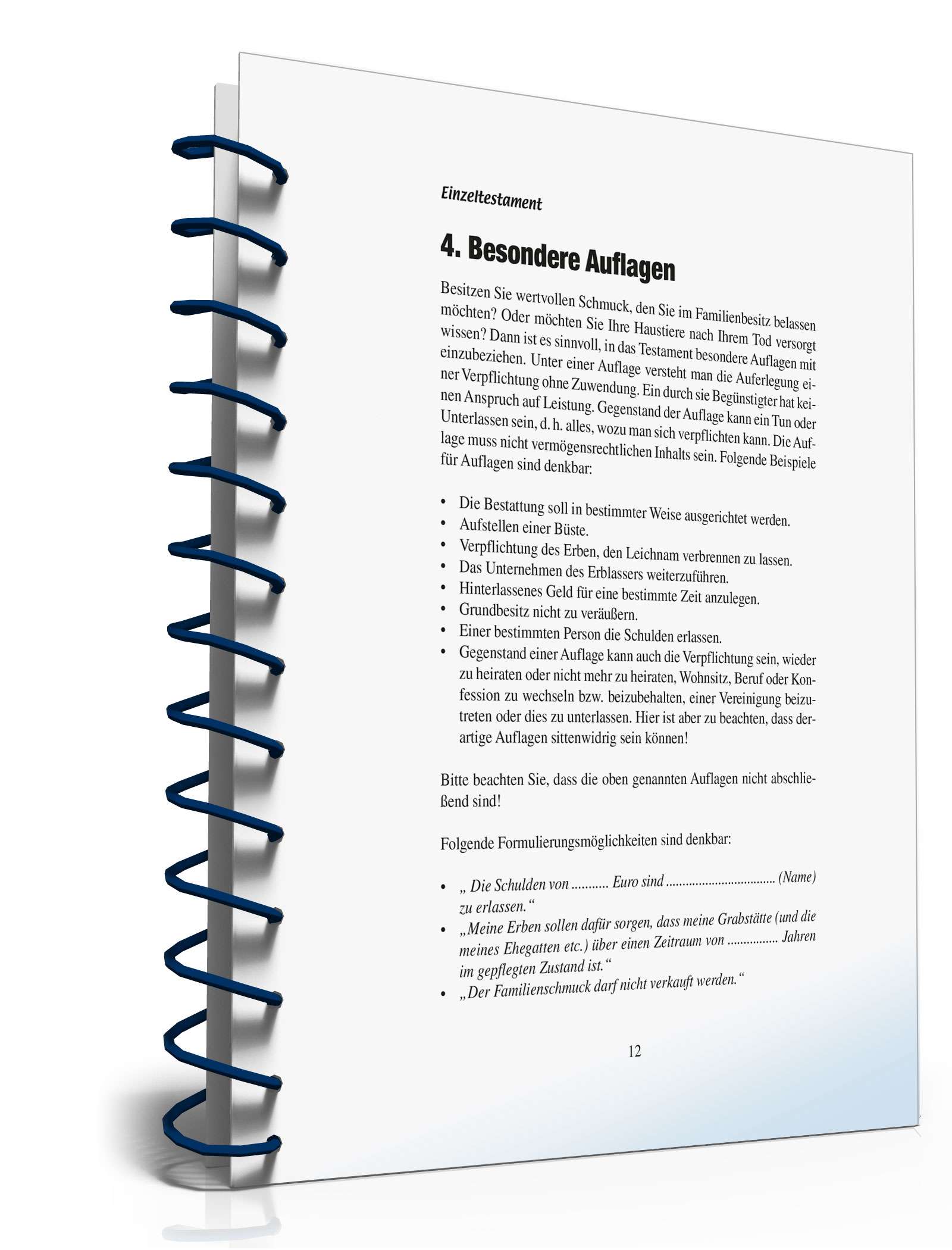 Ratgeber Einzeltestament  PDF. Seite: 11