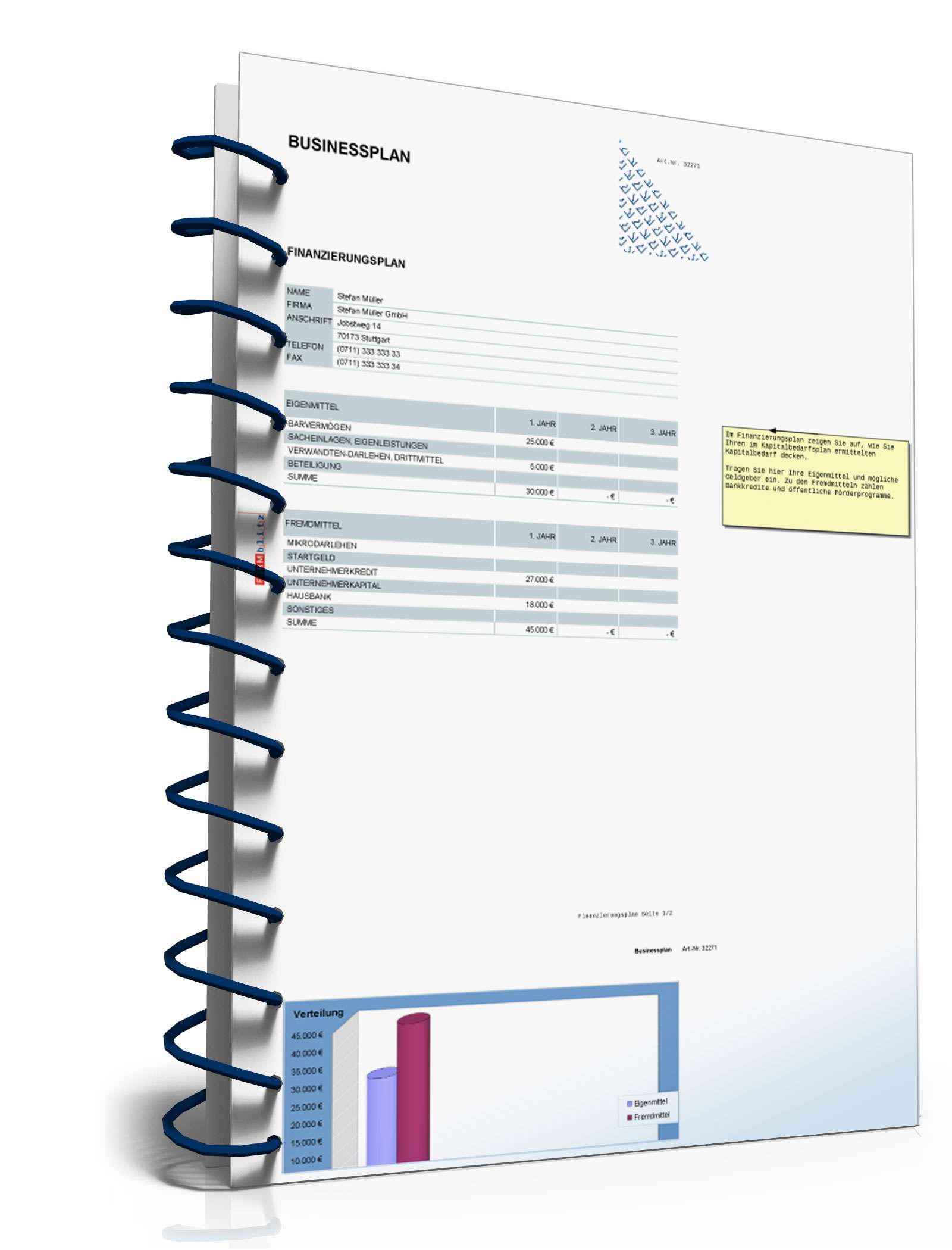 Businessplan Franchise (Bäckerei) Excel. Seite: 15