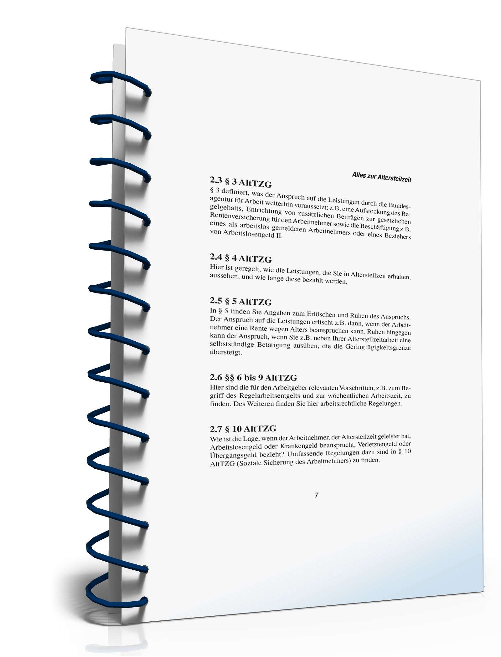 Ratgeber Altersteilzeit PDF. Seite: 7