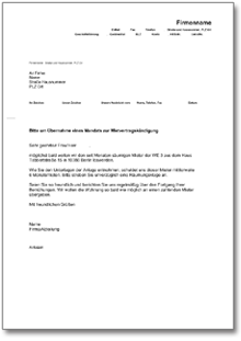 Beauftragung Rechtsanwalt Mietvertragskündigung Word